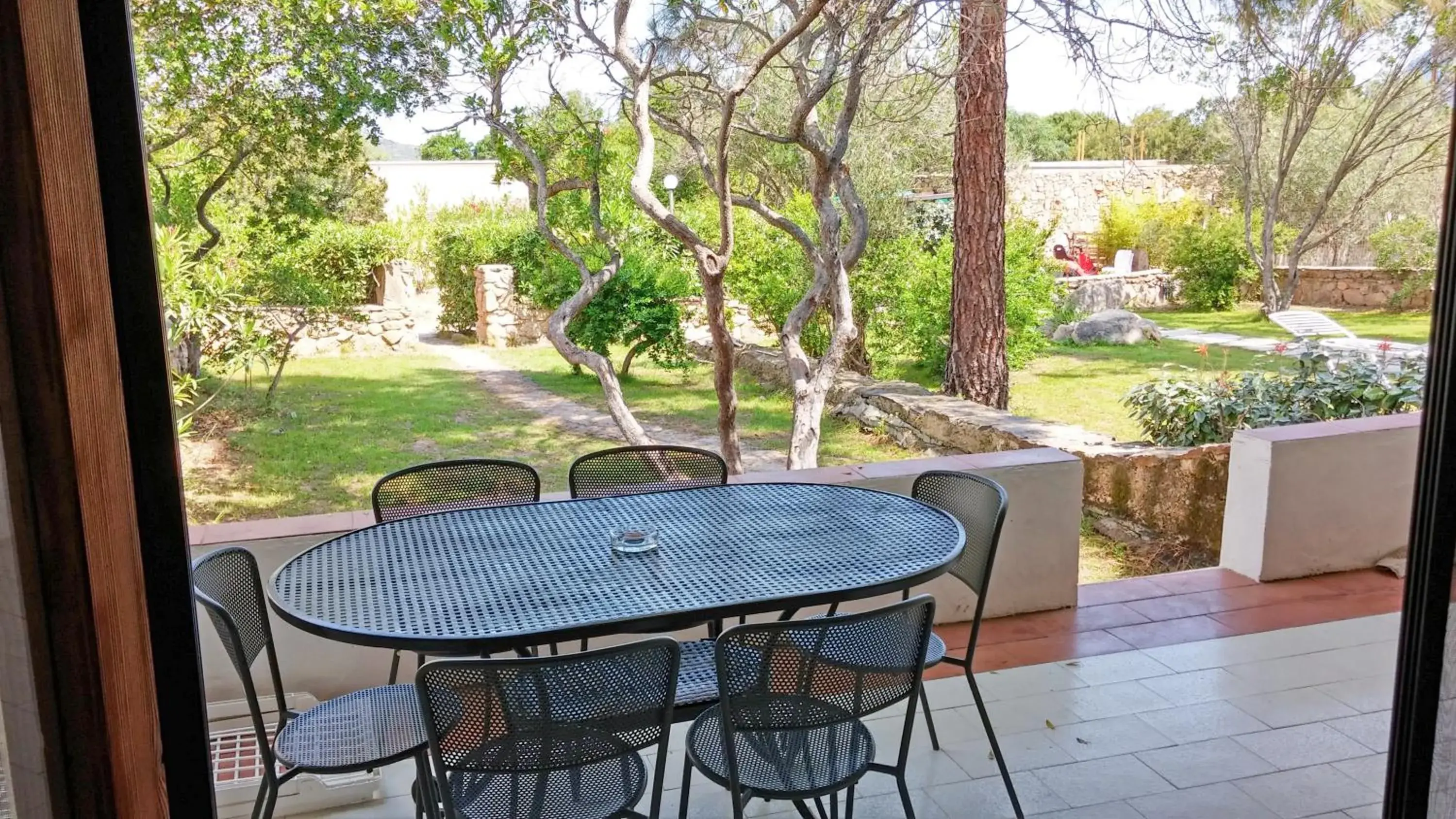 Patio in Residence Hotel Lu Nibareddu