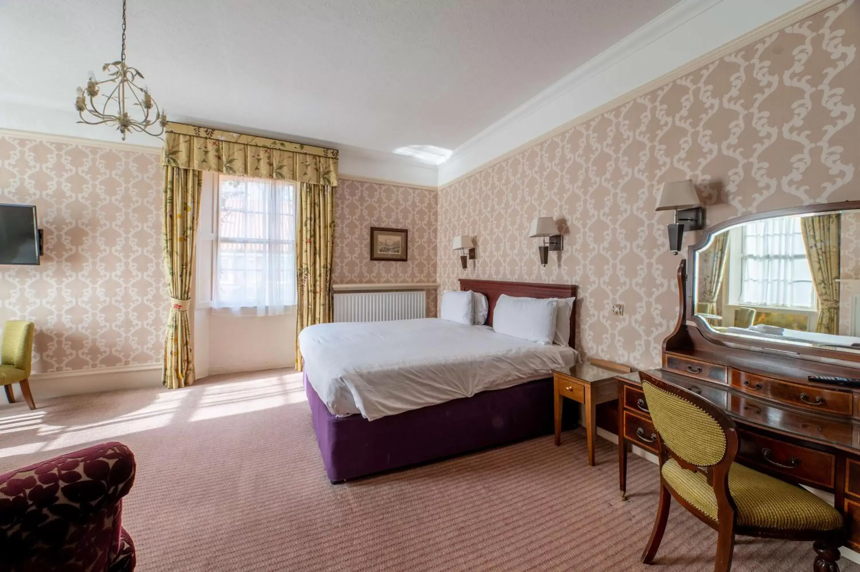 Bedroom in Hall Garth Hotel; BW Signature Collection