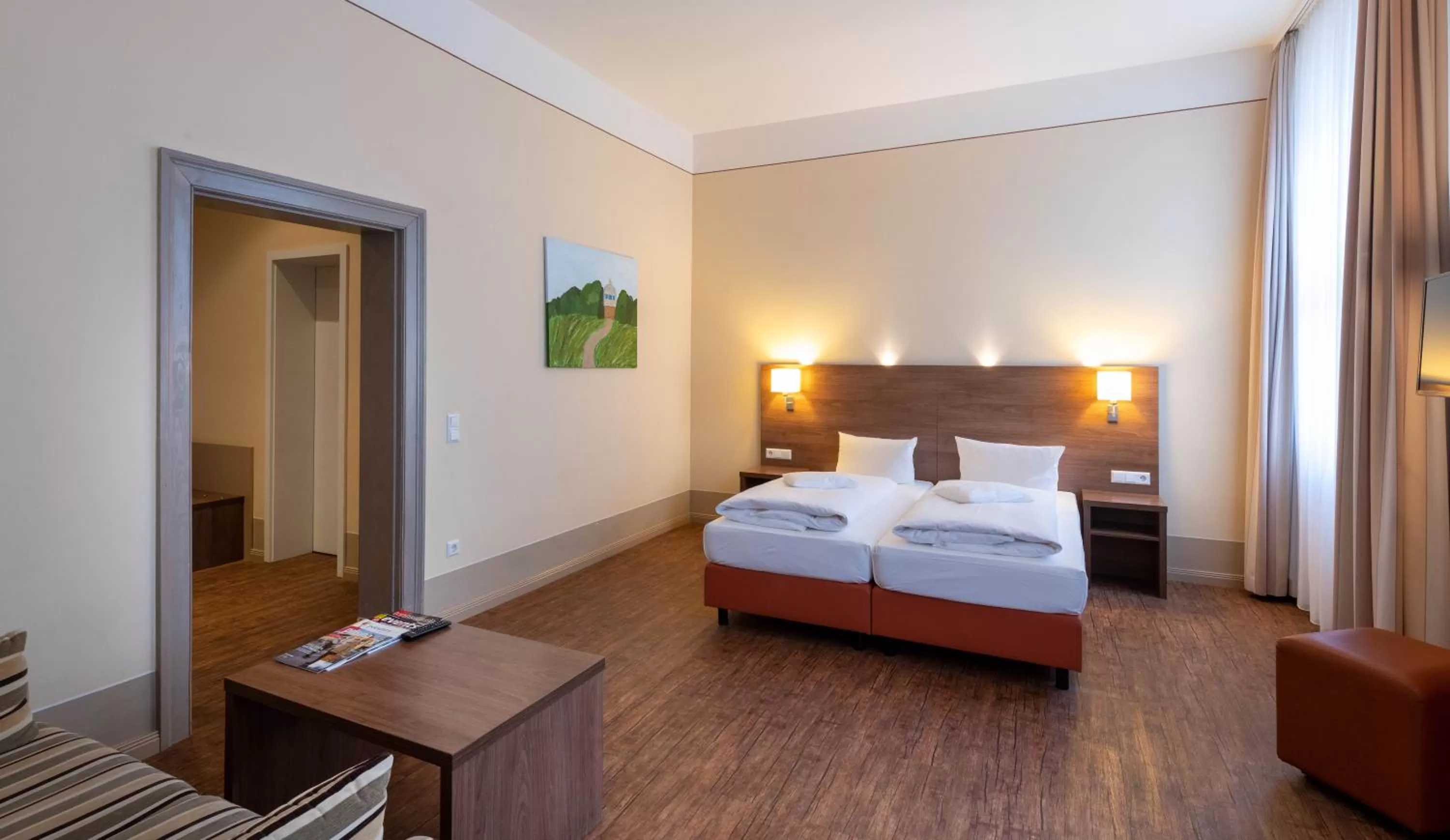 Bed in Hotel am Großen Waisenhaus