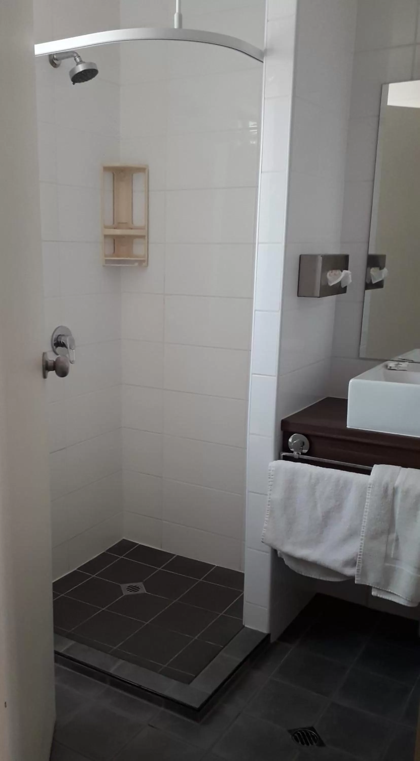 Shower in Daydream Motel and Apartments