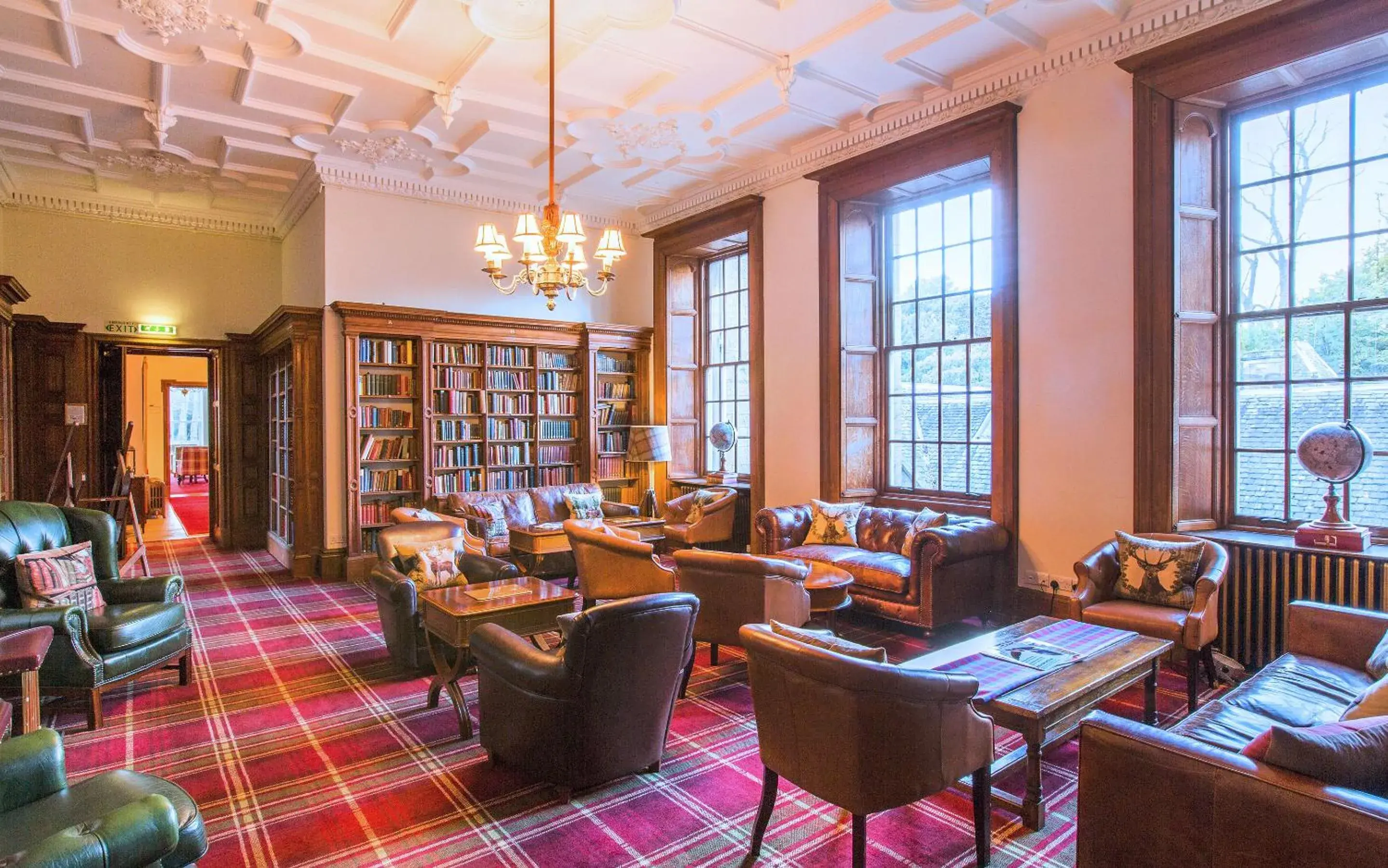 Lounge or bar in Carberry Tower Mansion House and Estate