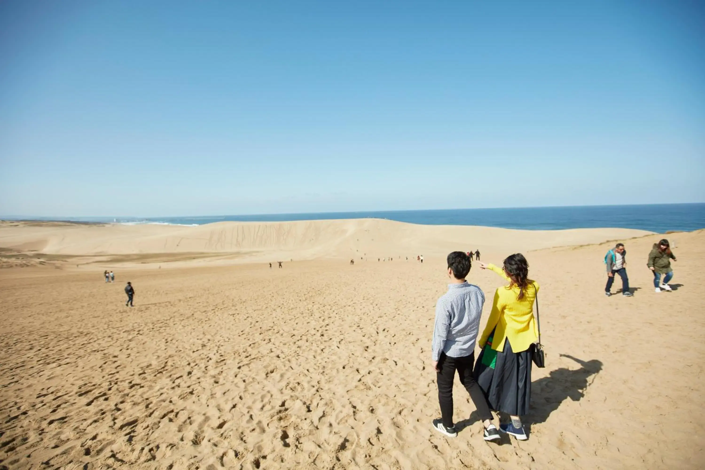 People, Beach in Drop Inn TOTTORI