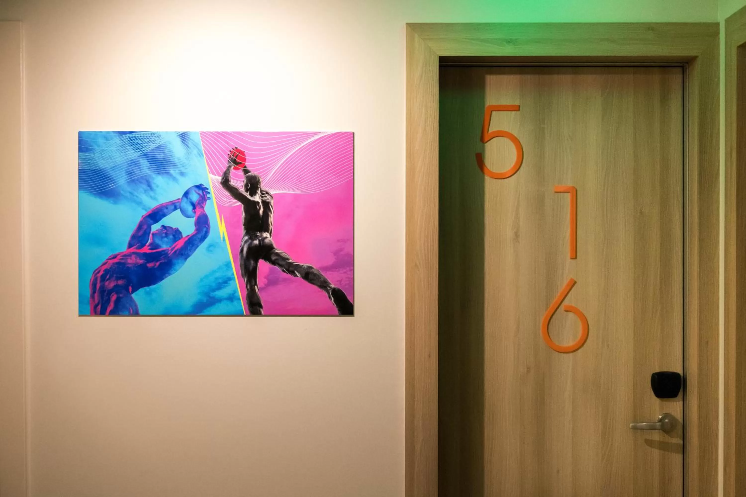 Decorative detail in ibis Styles Athens Routes