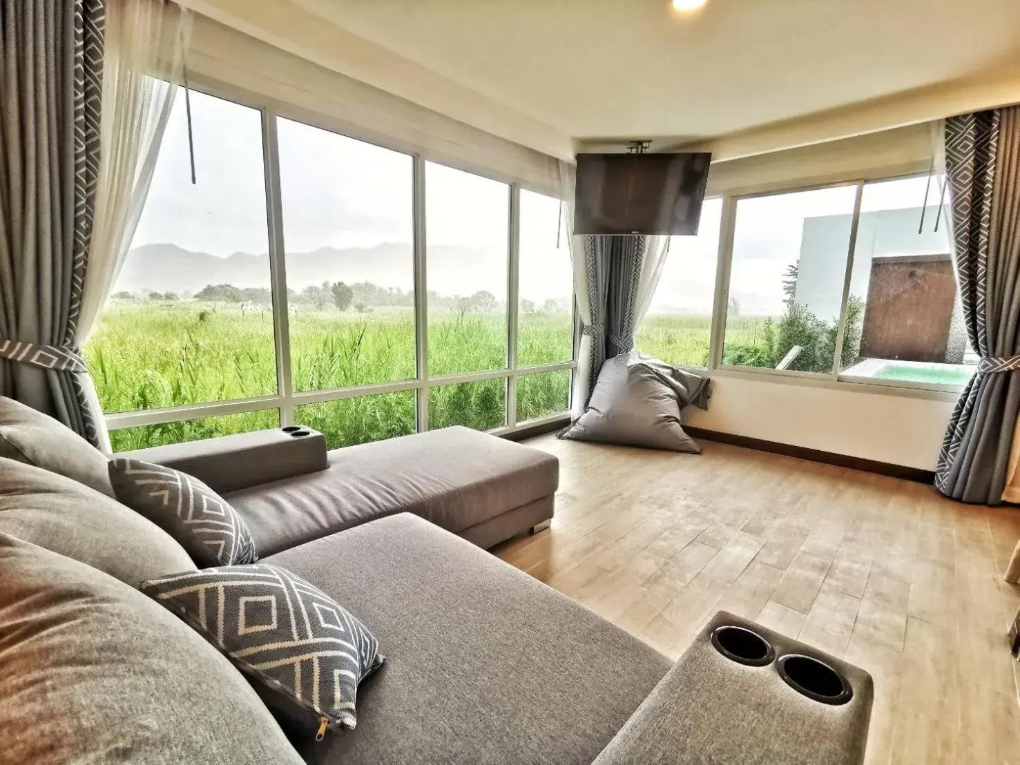 Seating Area in The Vista Pool Villa