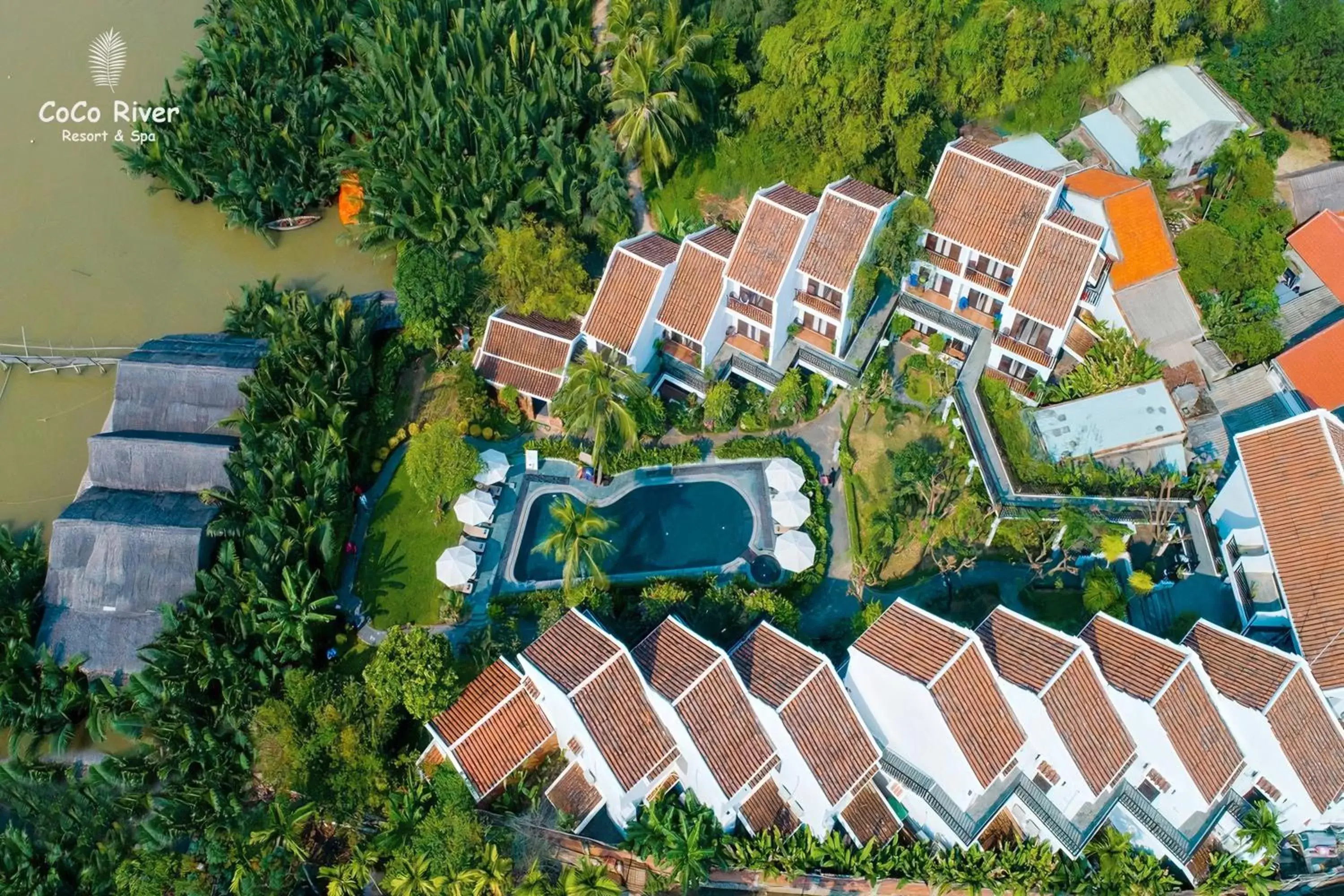Property building, Bird's-eye View in Hoi An Coco River Resort & Spa