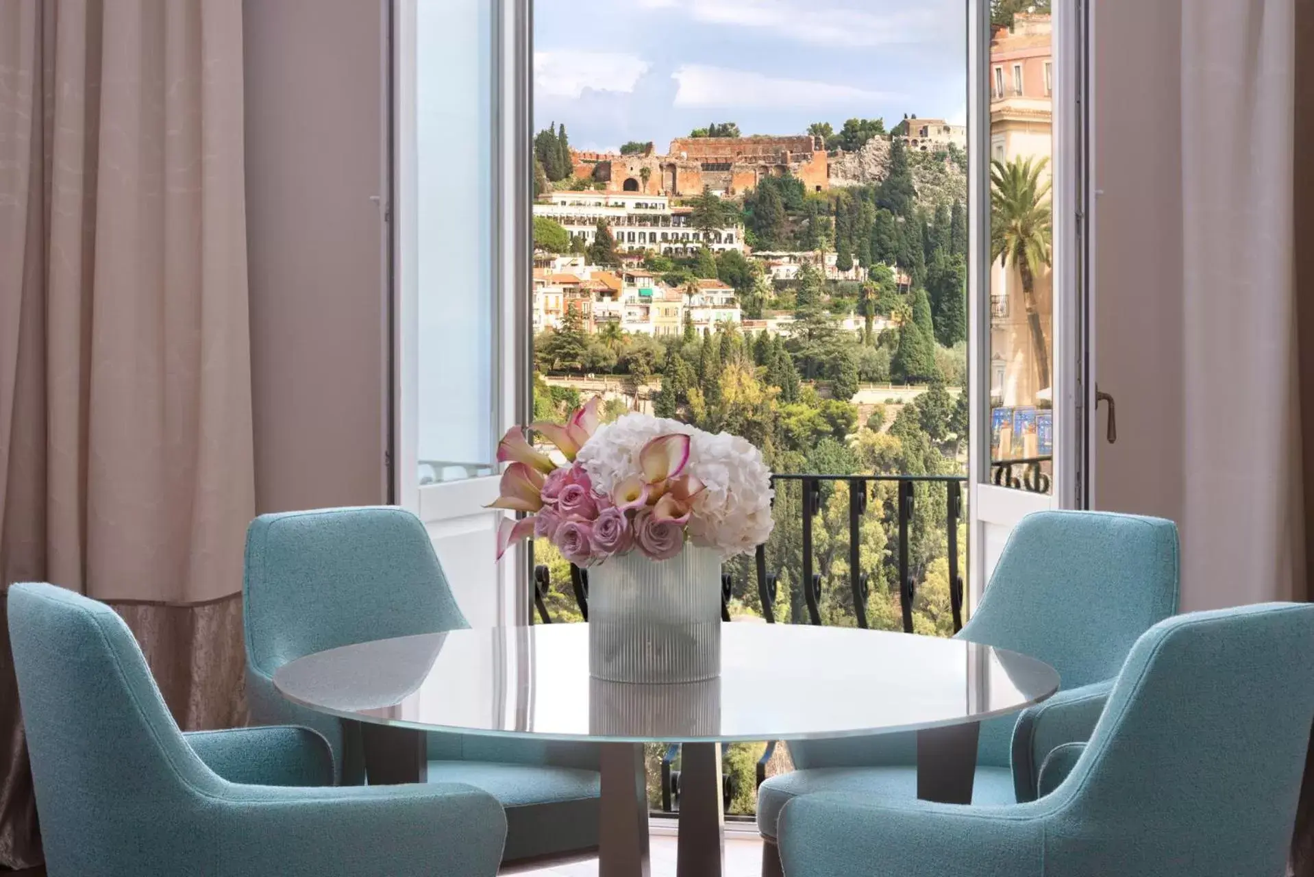 Living room in San Domenico Palace, Taormina, A Four Seasons Hotel
