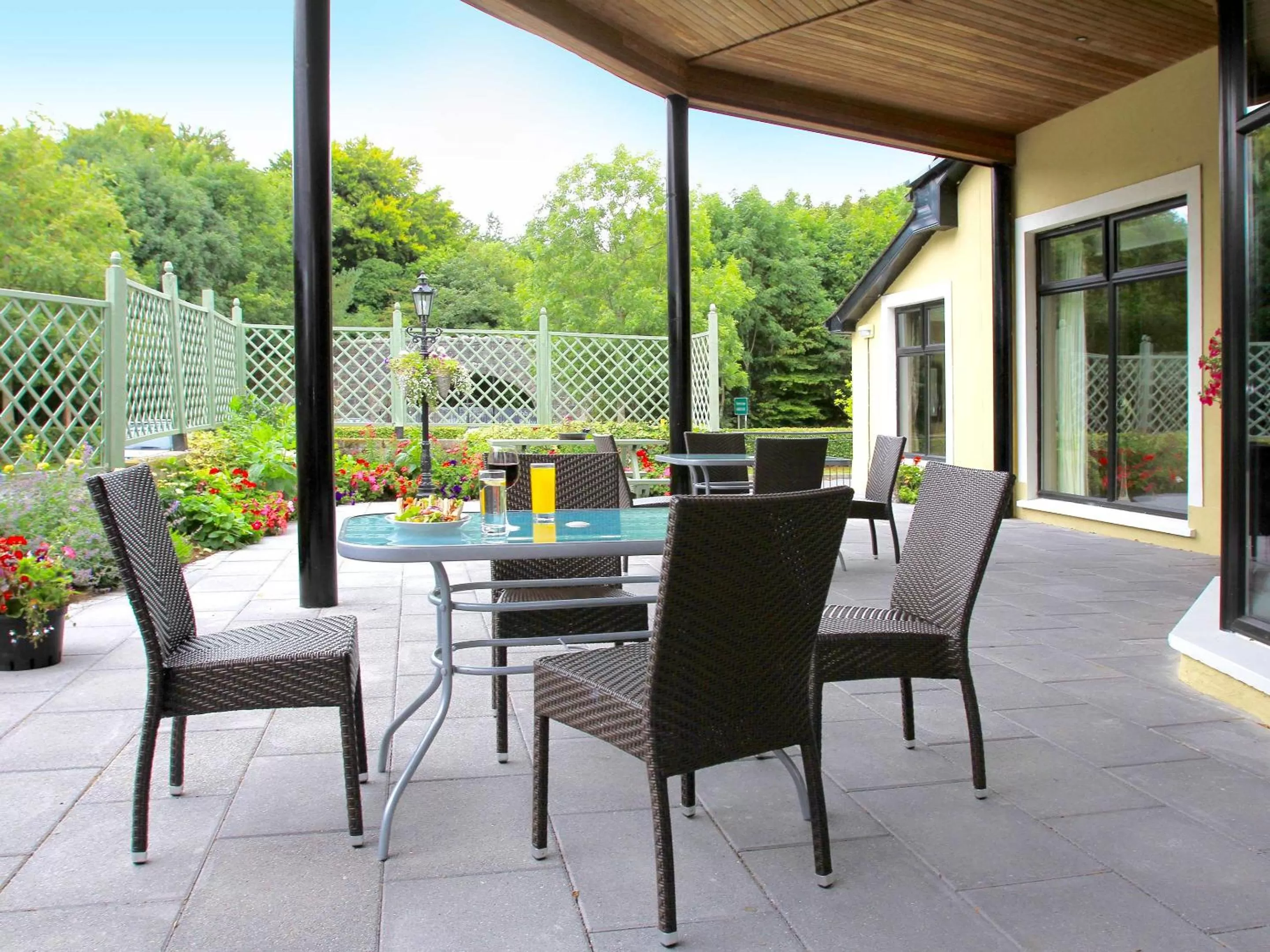 Patio in The Abbeyleix Manor Hotel