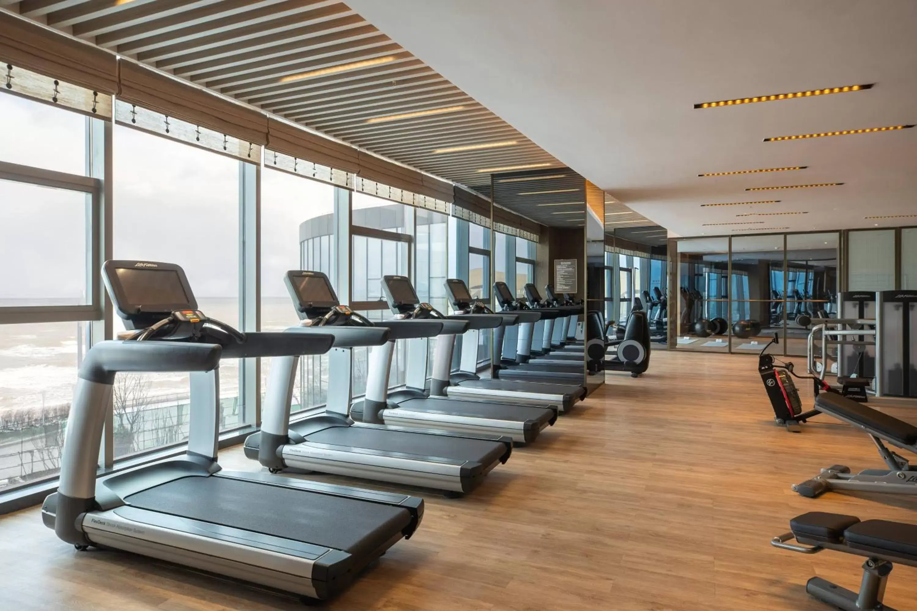 Fitness centre/facilities, Fitness Center/Facilities in Yantai Marriott Hotel