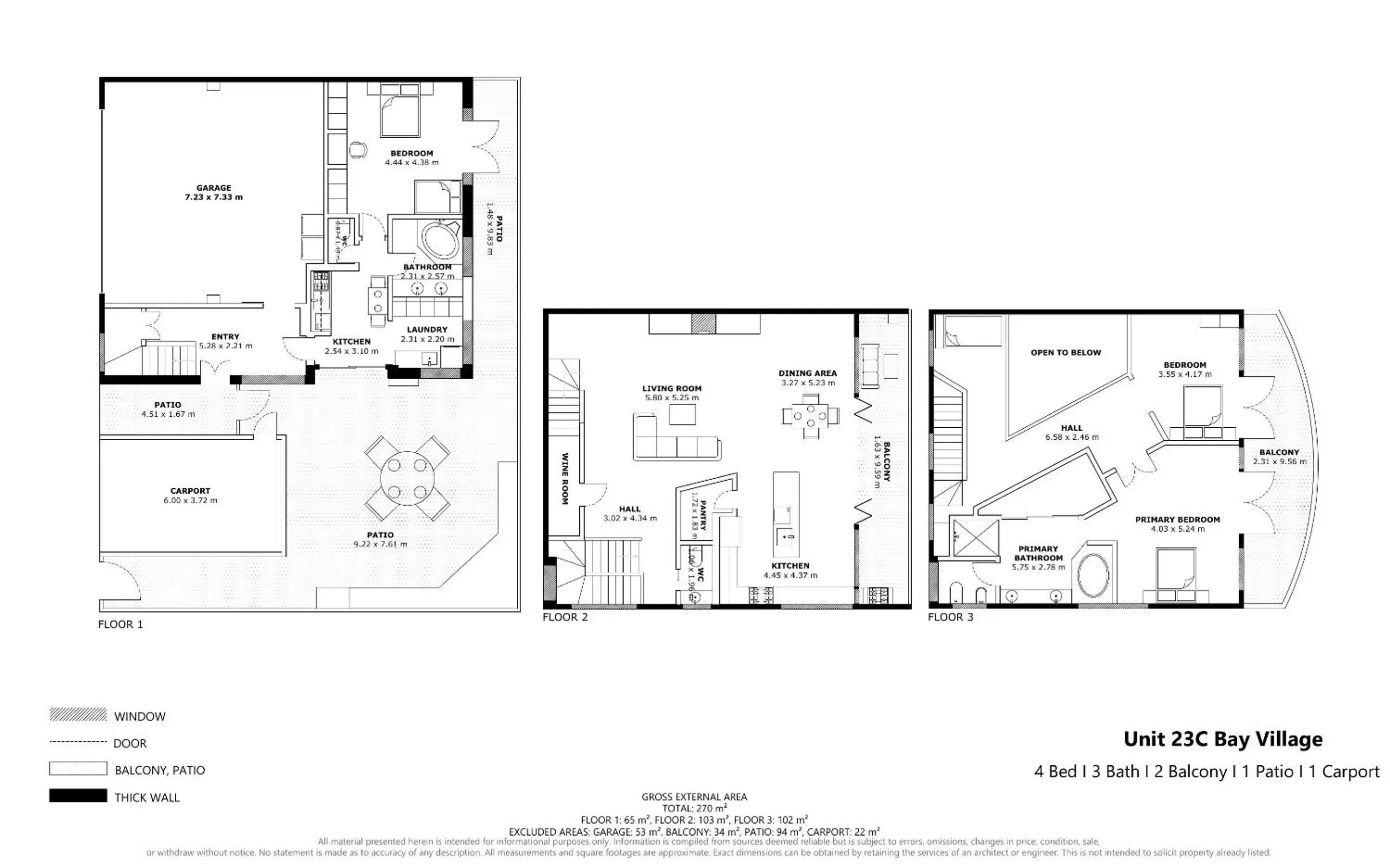 Floor Plan in Bay Village Resort Dunsborough