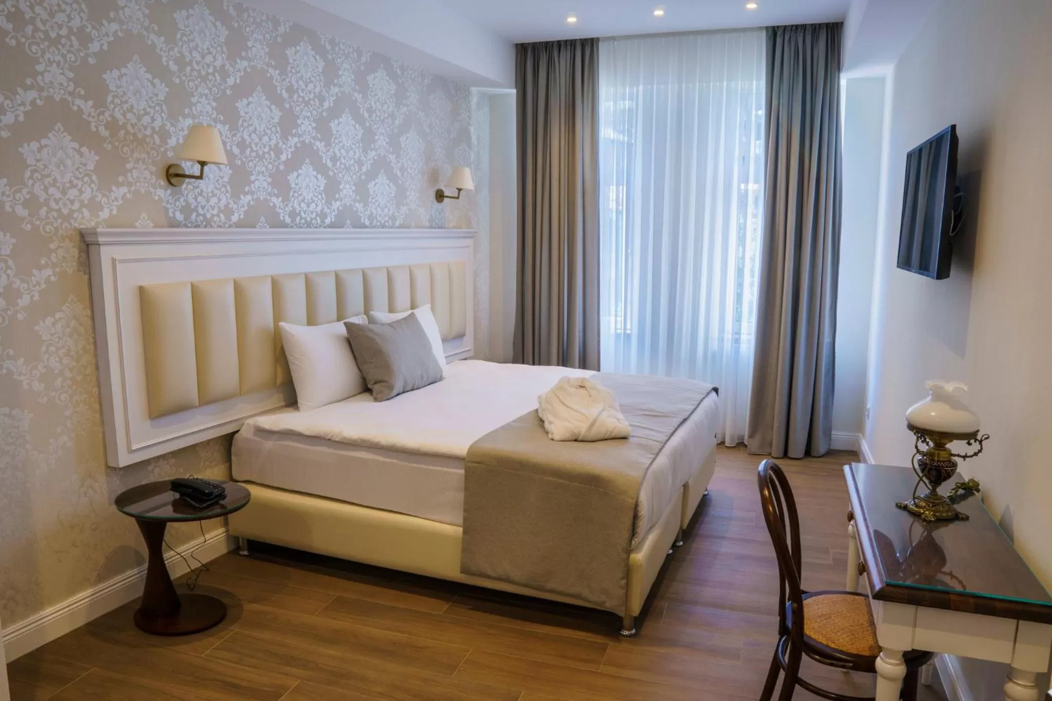 Bed in Hotel Passport Tbilisi