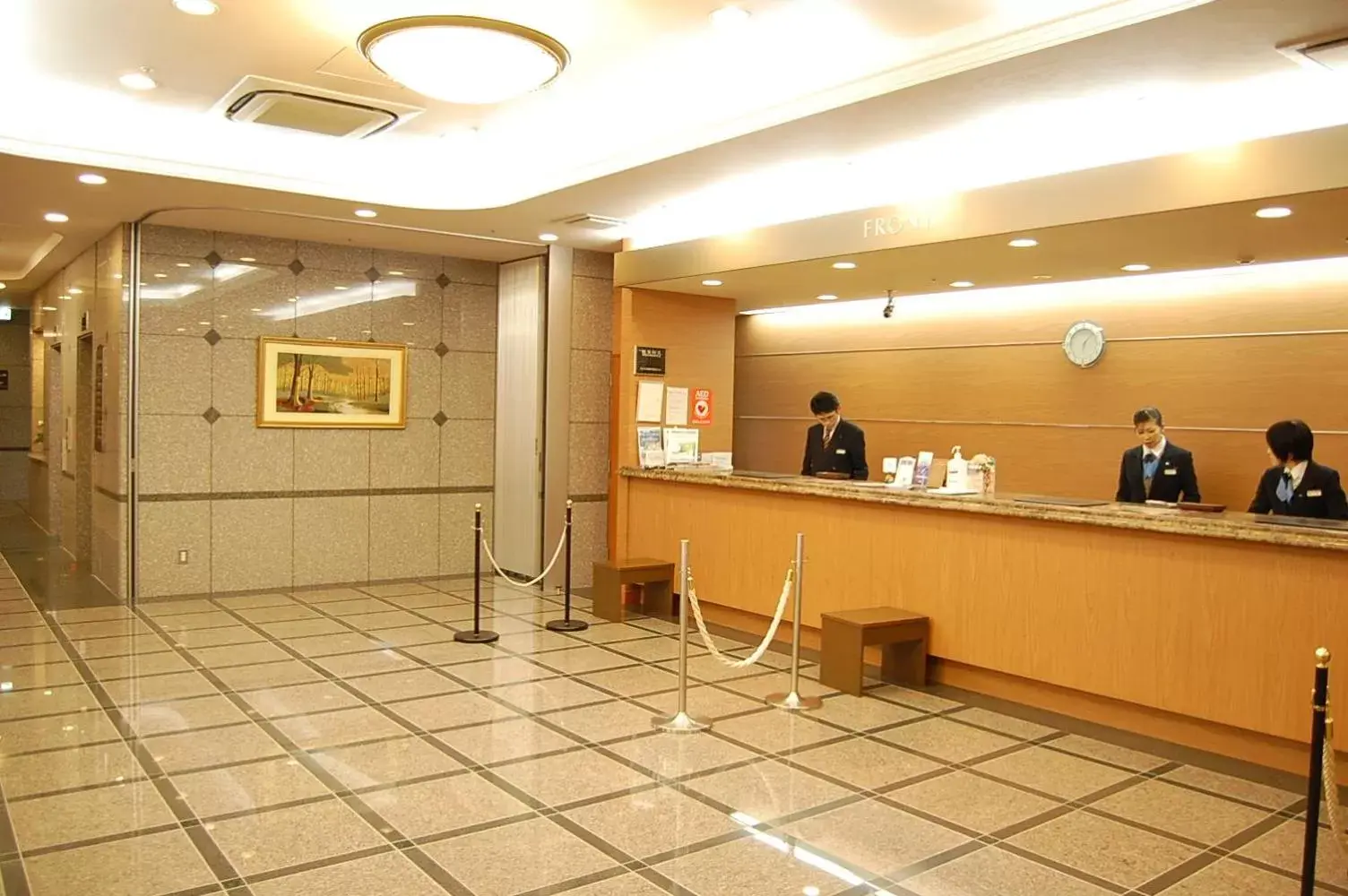 Lobby or reception, Lobby/Reception in Hotel Route-Inn Kanazawa Ekimae