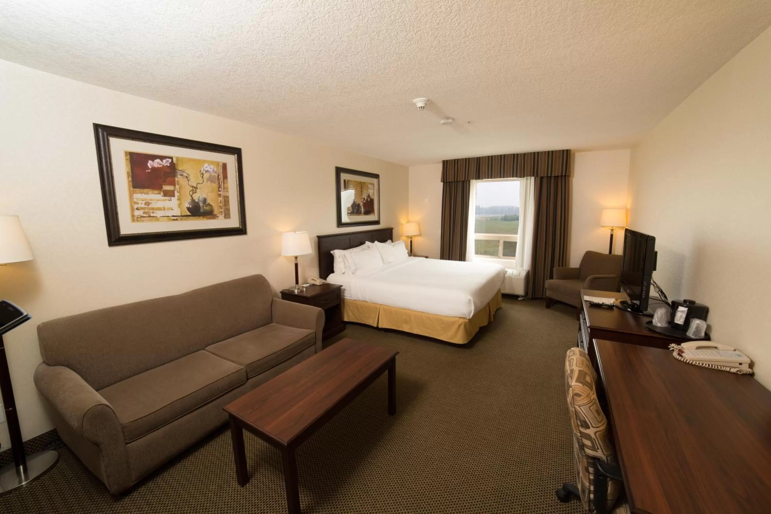 Photo of the whole room, Bed in Holiday Inn Express & Suites Whitecourt by IHG