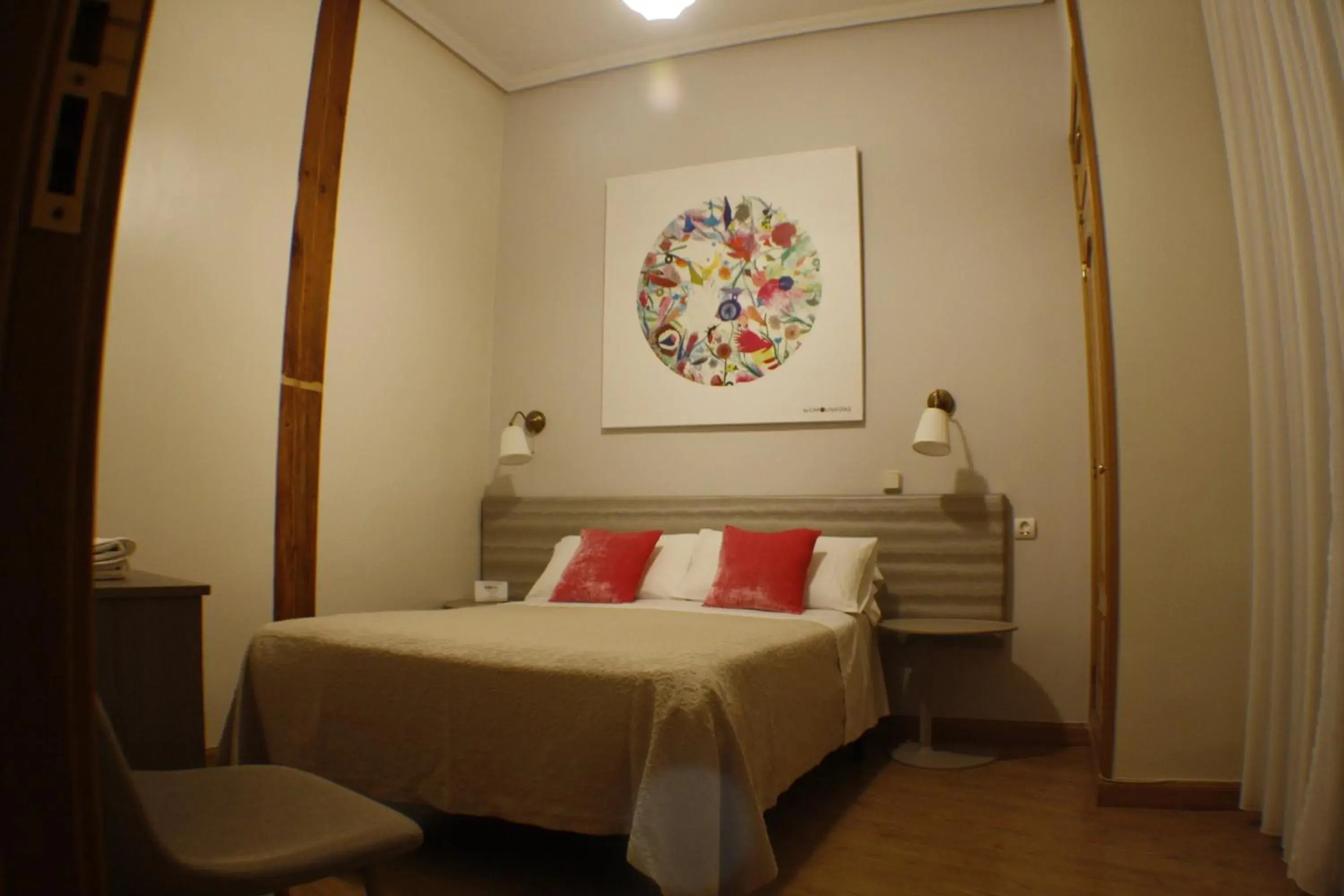 Photo of the whole room, Bed in Hostal Santa Cruz