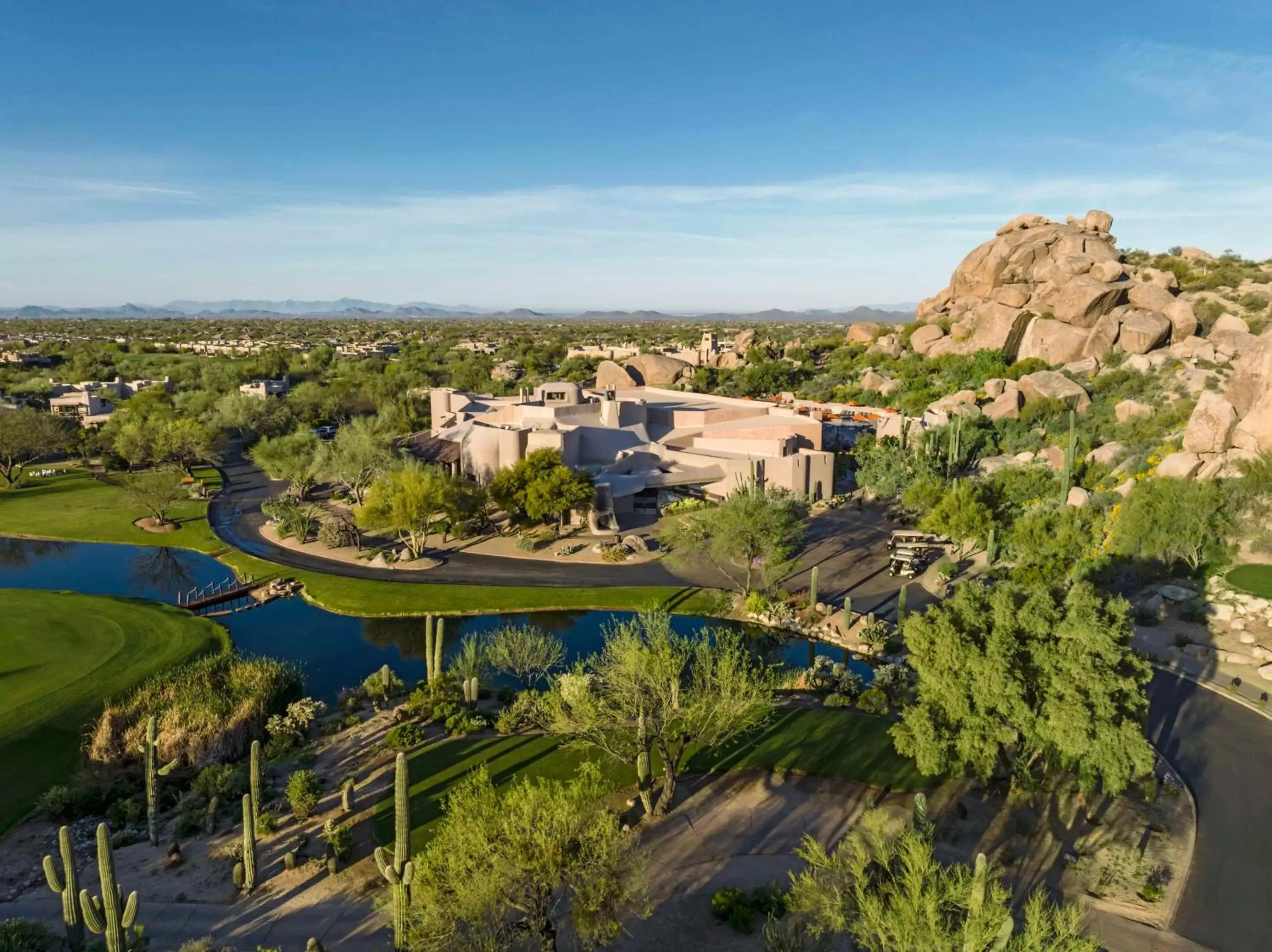 Golfcourse, Bird's-eye View in Boulders Resort & Spa Scottsdale, Curio Collection by Hilton