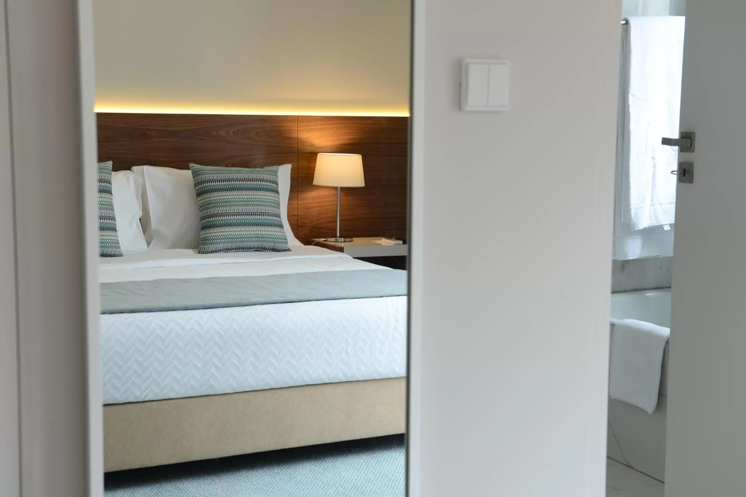 Bed in Hotel Navarras