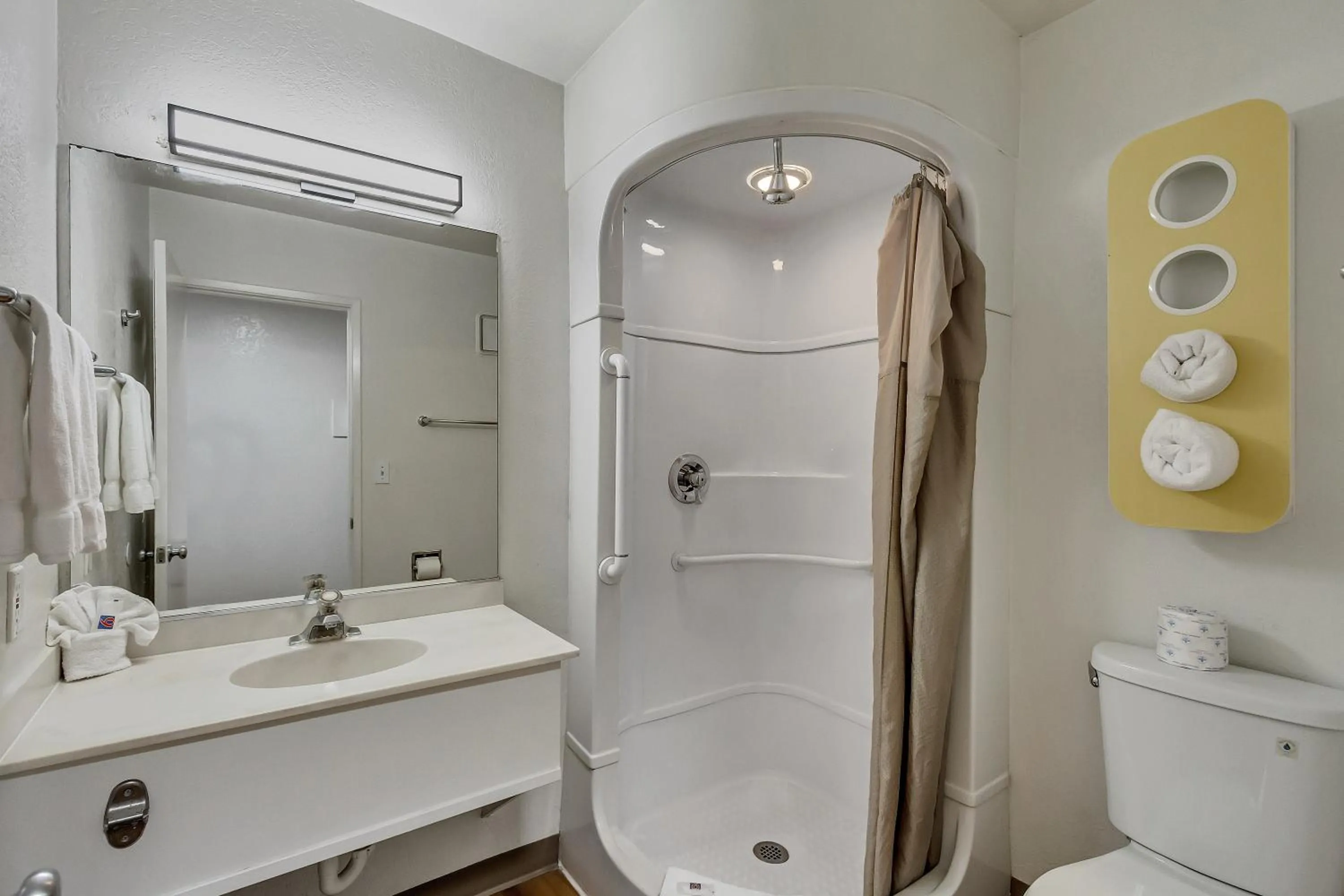 Bathroom in Motel 6 Ogden, UT- Downtown