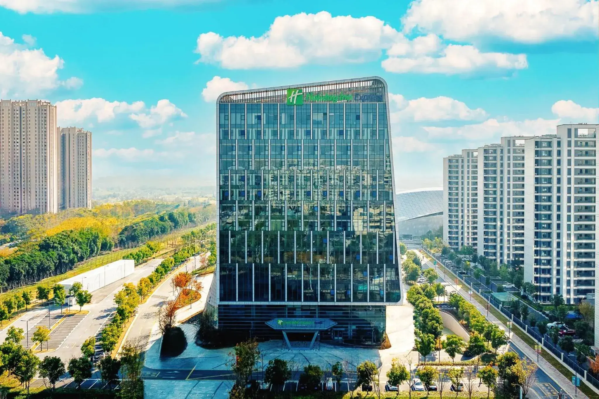 Property building in Holiday Inn Express Suzhou Bay, an IHG Hotel