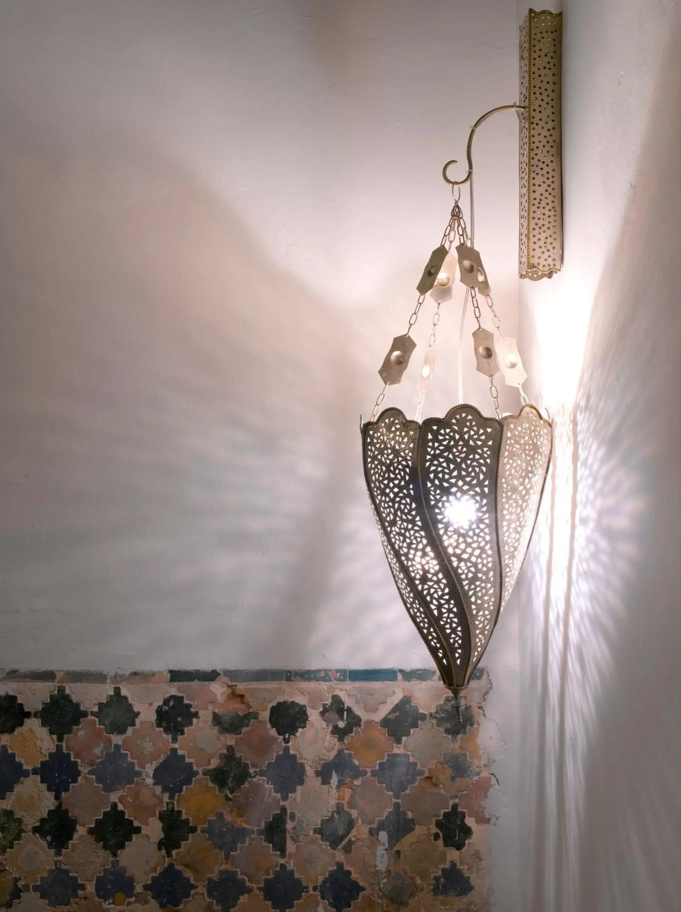 Decorative detail, Bathroom in Parador de Granada