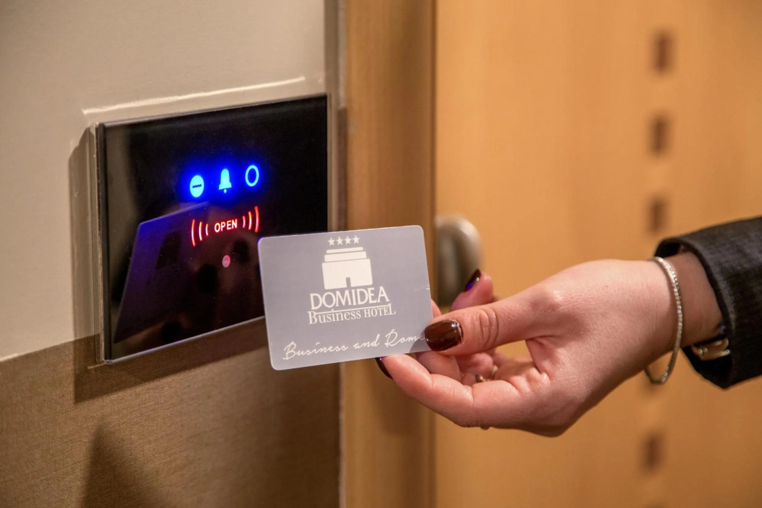 Property logo or sign in Hotel Domidea