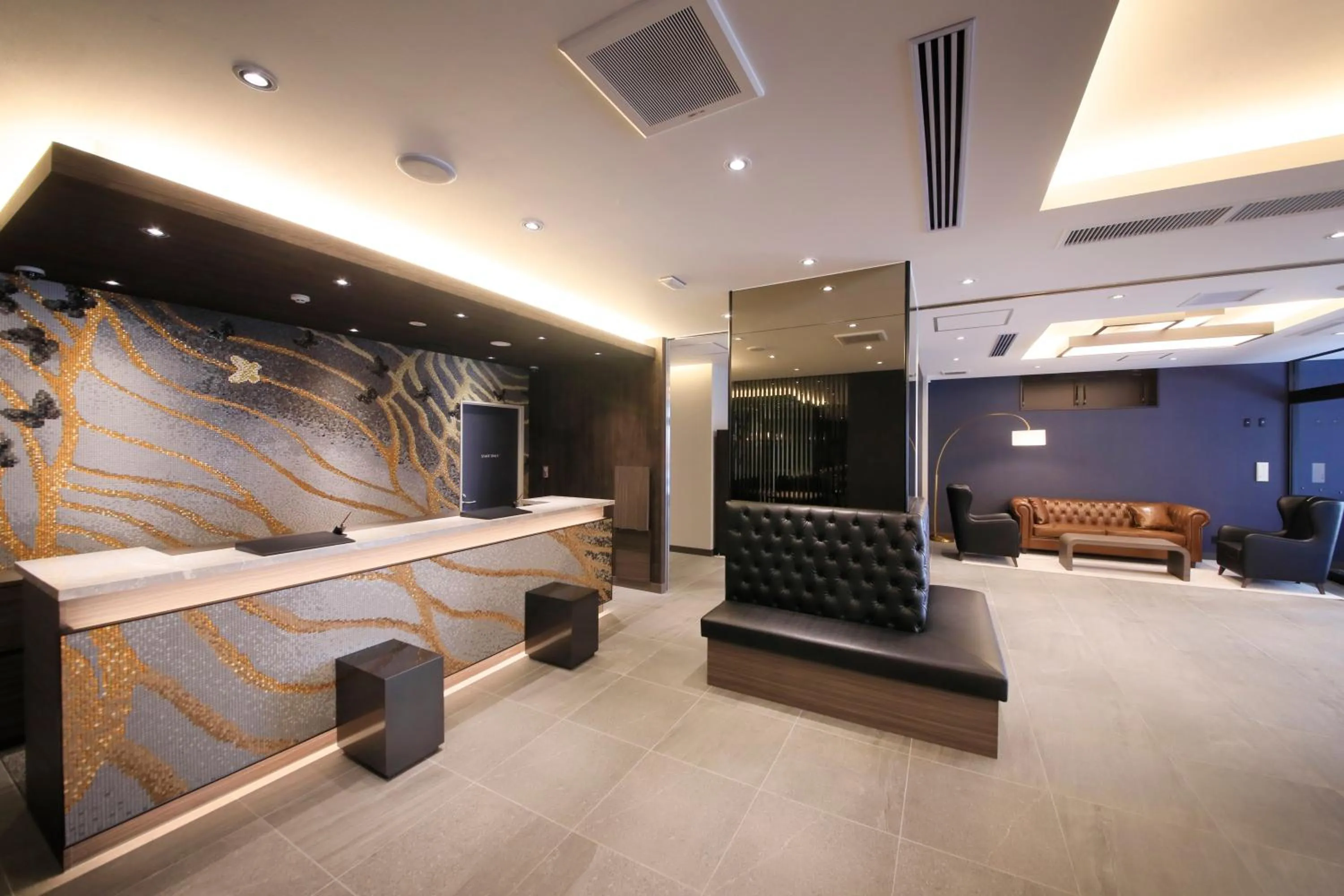 Lobby or reception in Quintessa Hotel Fukuoka Tenjin Minami