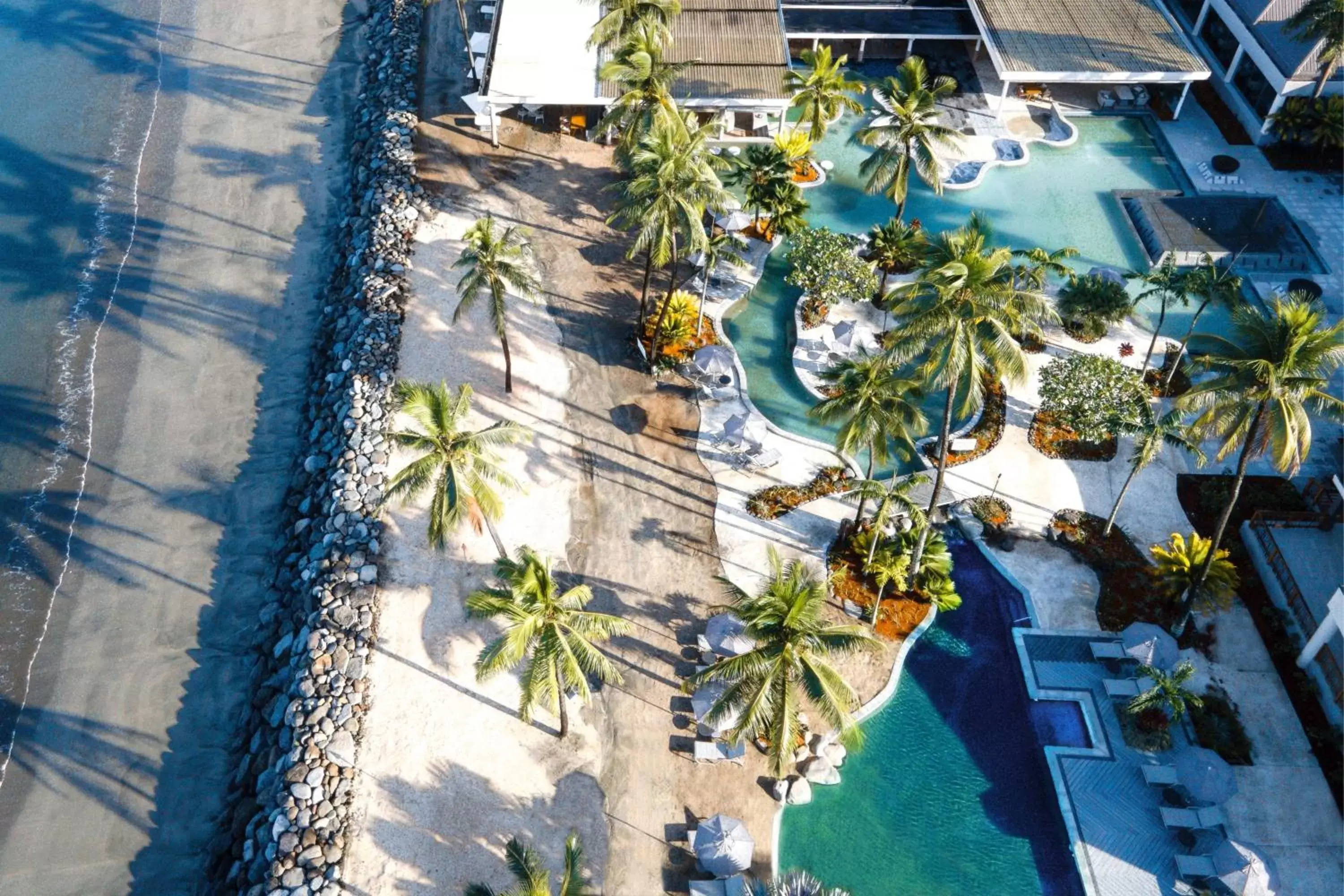 Swimming pool, Bird's-eye View in Sheraton Fiji Golf & Beach Resort