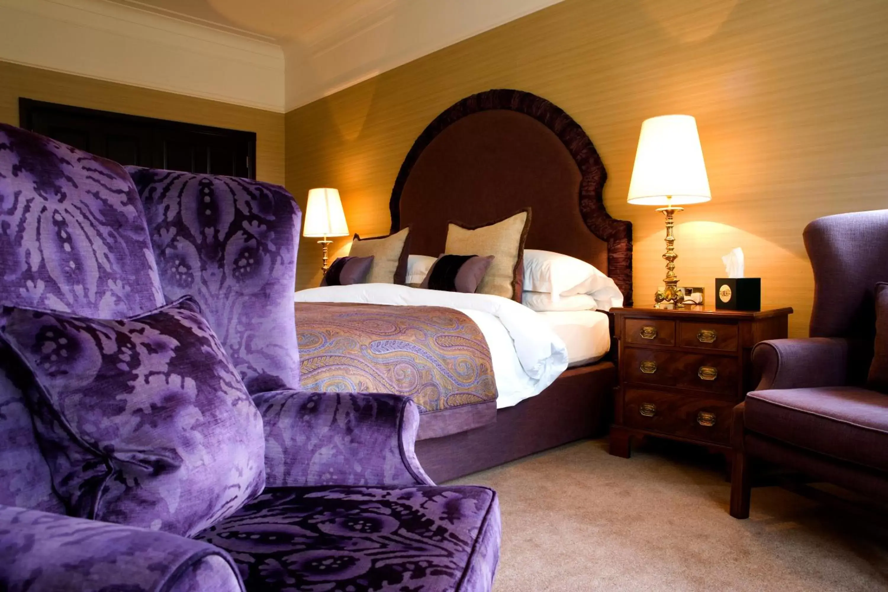 Bed in The Marcliffe Hotel and Spa