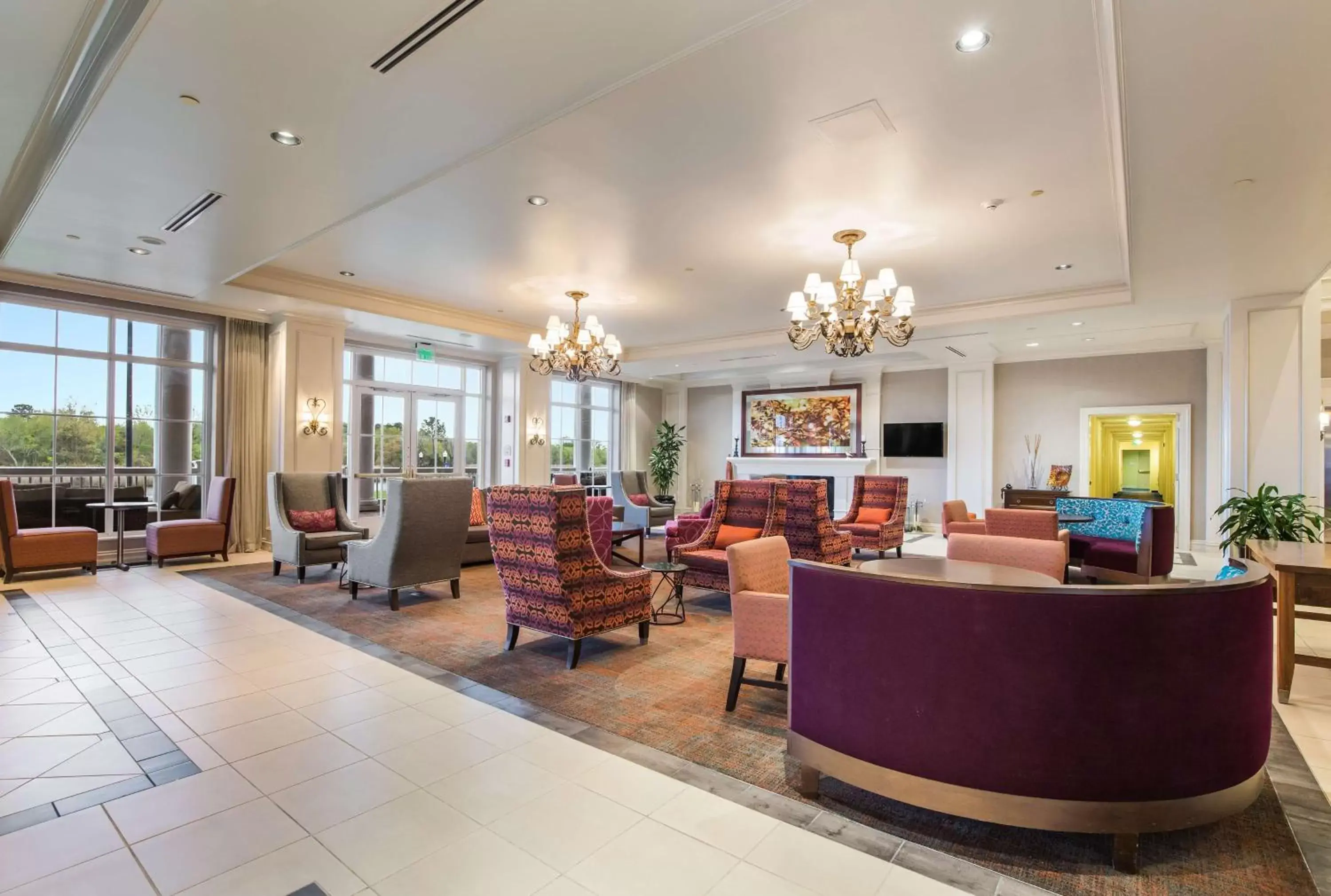 Lobby or reception, Lobby/Reception in Hilton Garden Inn Suffolk Riverfront