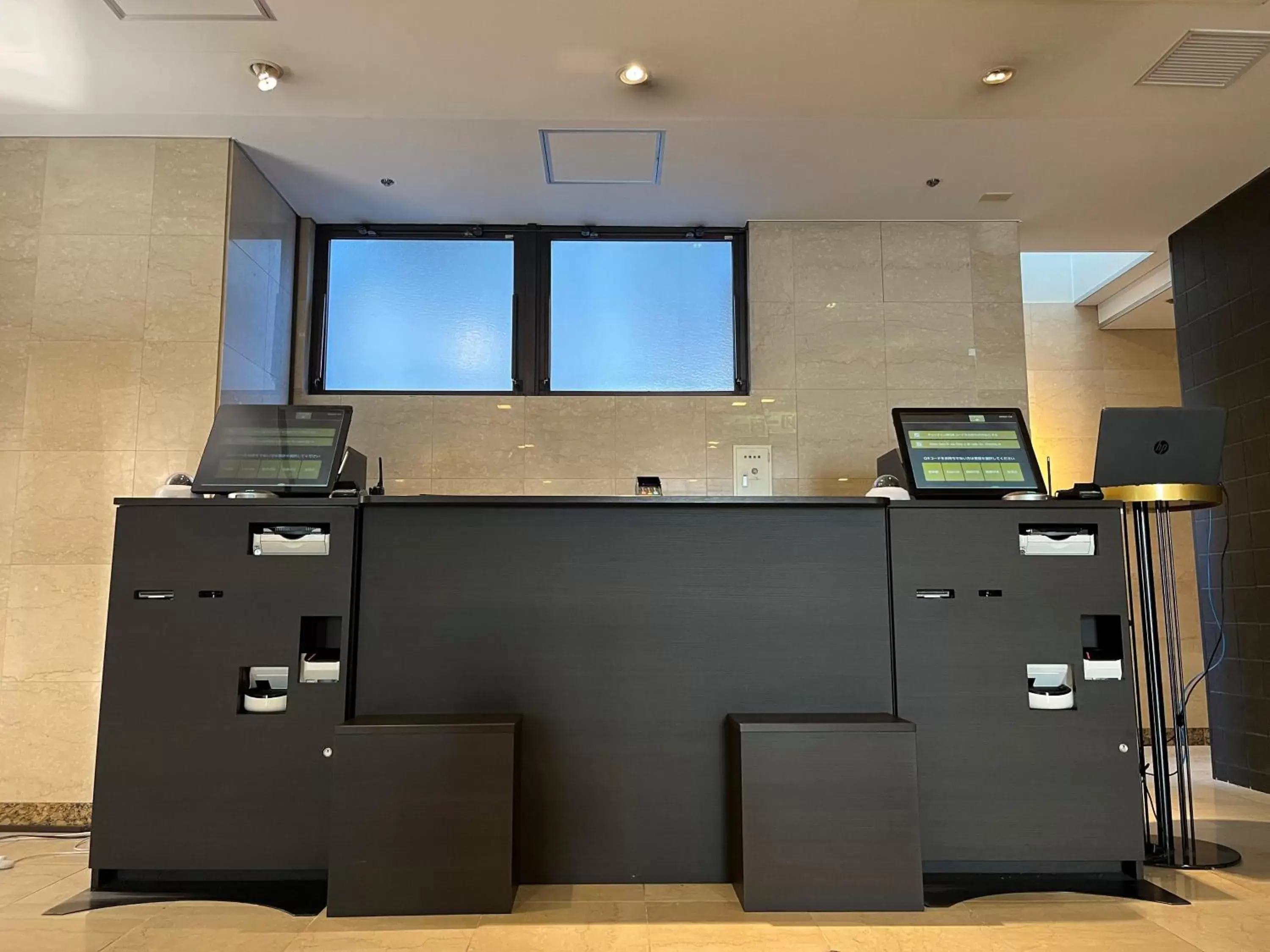 Lobby or reception, Kitchen/Kitchenette in Plaza Hotel Tenjin