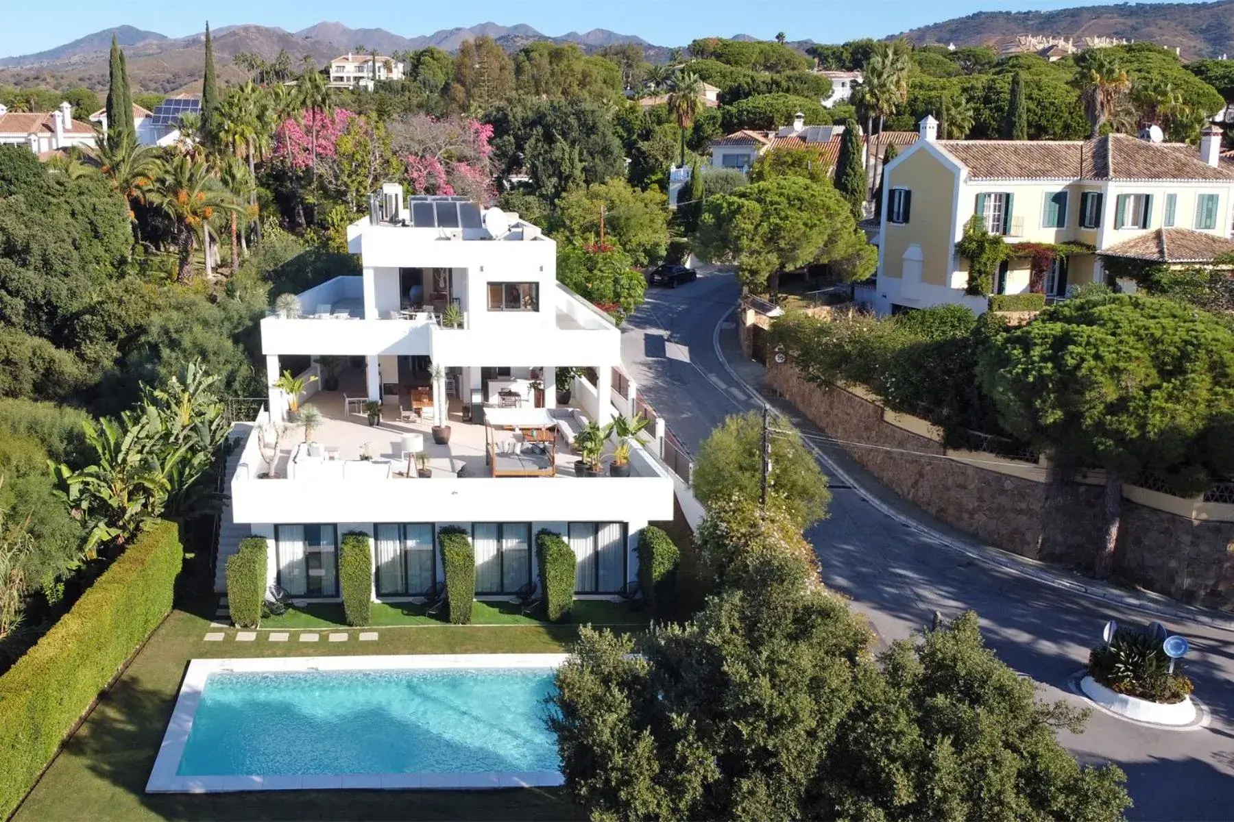 Bird's eye view, Bird's-eye View in Casa Bodhi Marbella