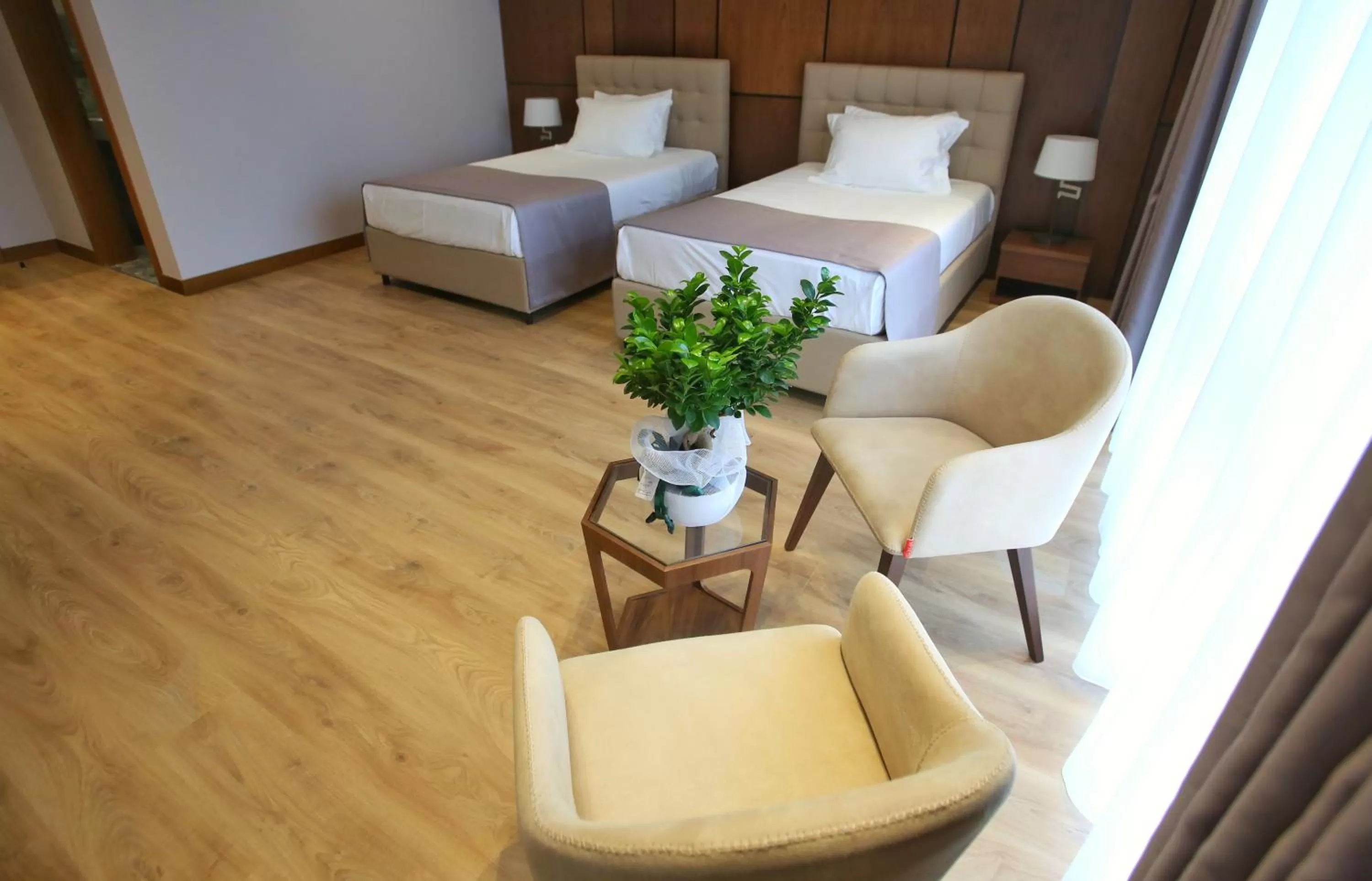 Photo of the whole room, Bed in Portik Hotel