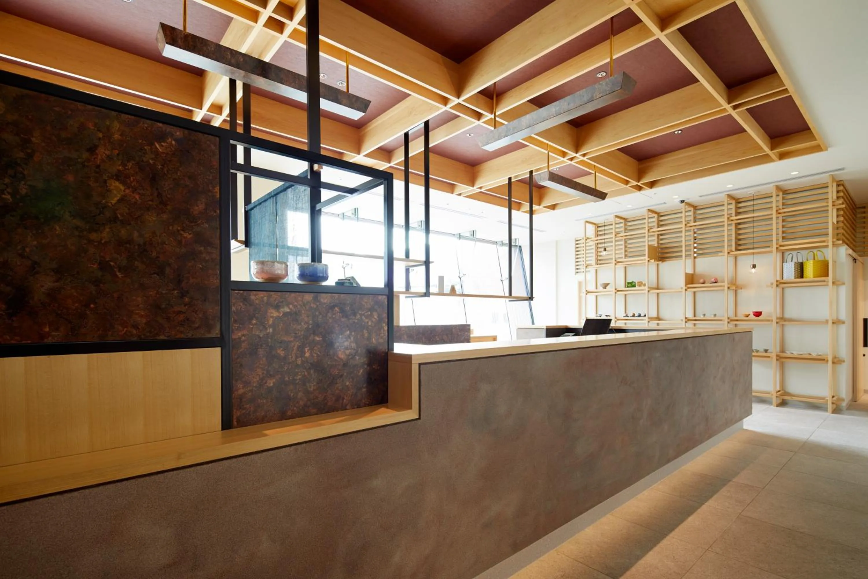 Lobby or reception in HOTEL AMANEK Kanazawa