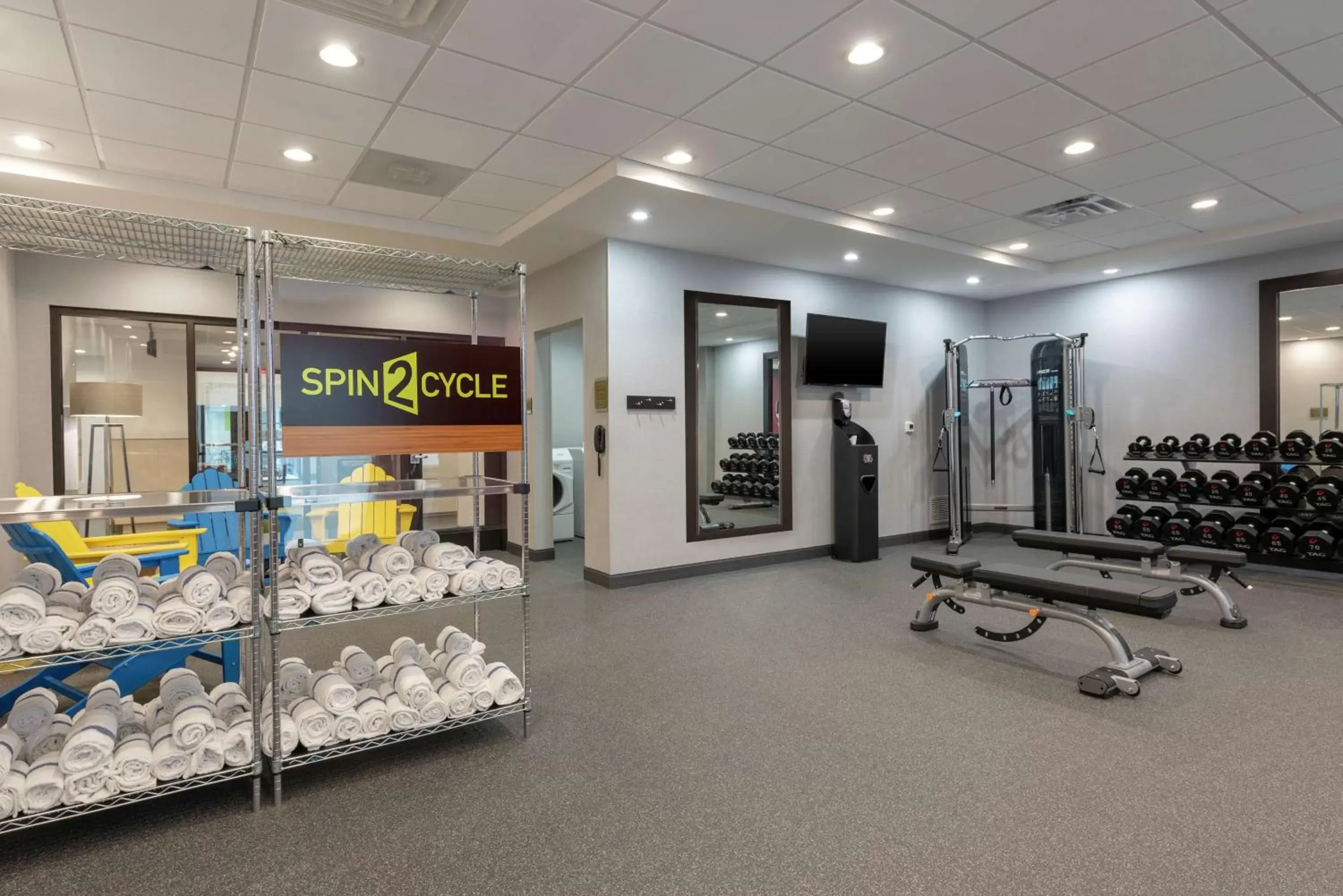 Fitness centre/facilities, Fitness Center/Facilities in Home2 Suites By Hilton Indianapolis Airport