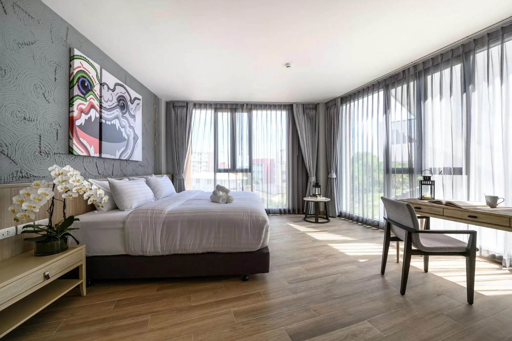 Bed in iSanook Resort & Suites Hua Hin