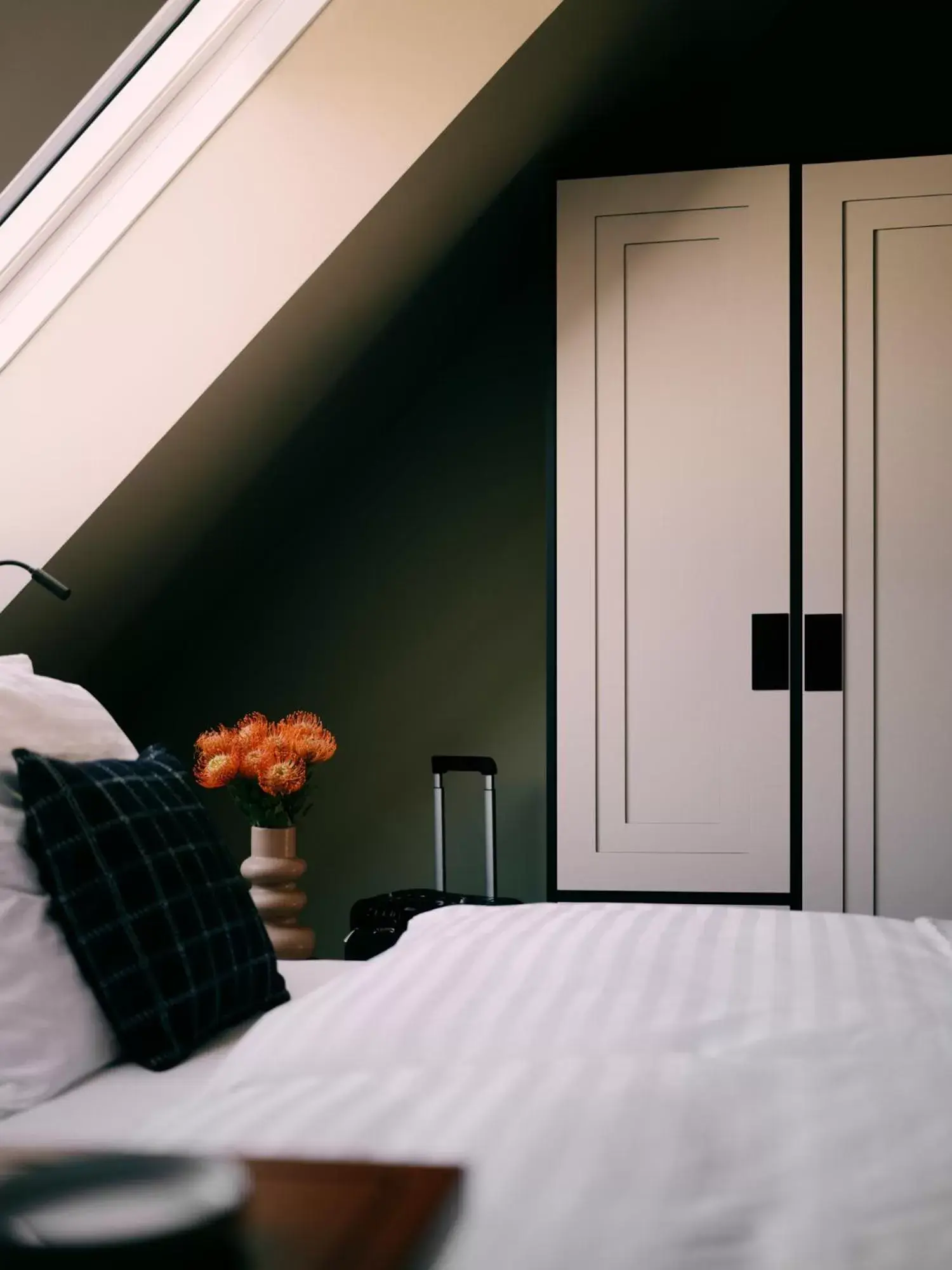 Bed in WELTWIEN Luxury Art Apartments & Free Parking Bed in WELTWIEN Luxury Art Apartments & Free Parking