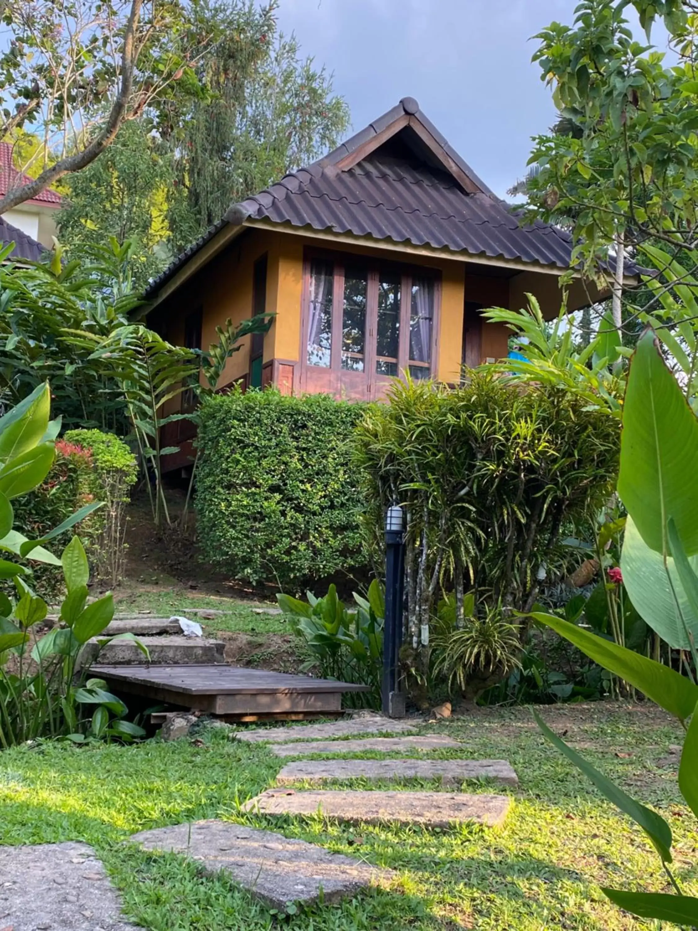 Garden view, Property Building in Pura Vida Pai Resort