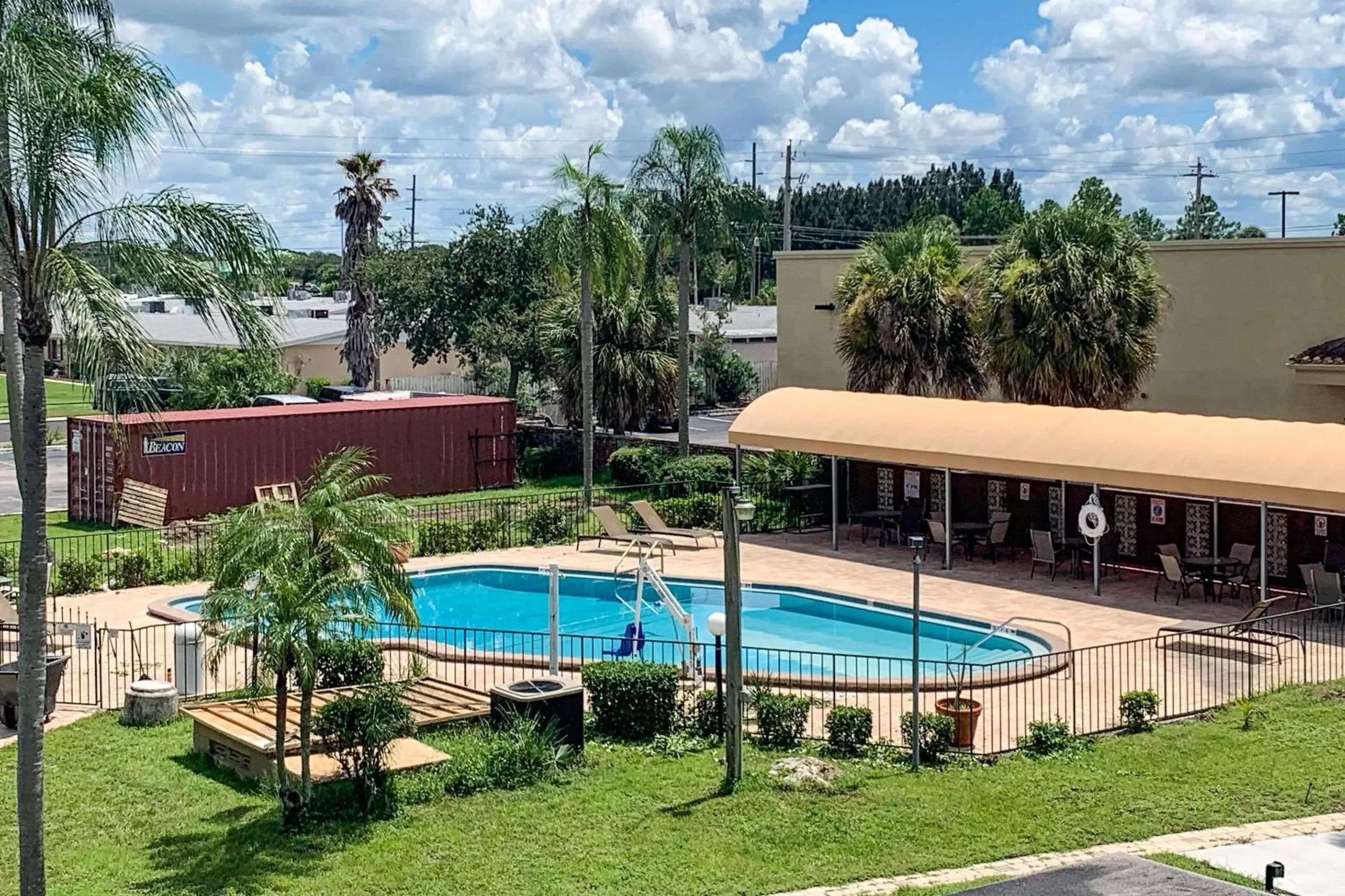 On site, Pool View in Rodeway Inn Sun City Center