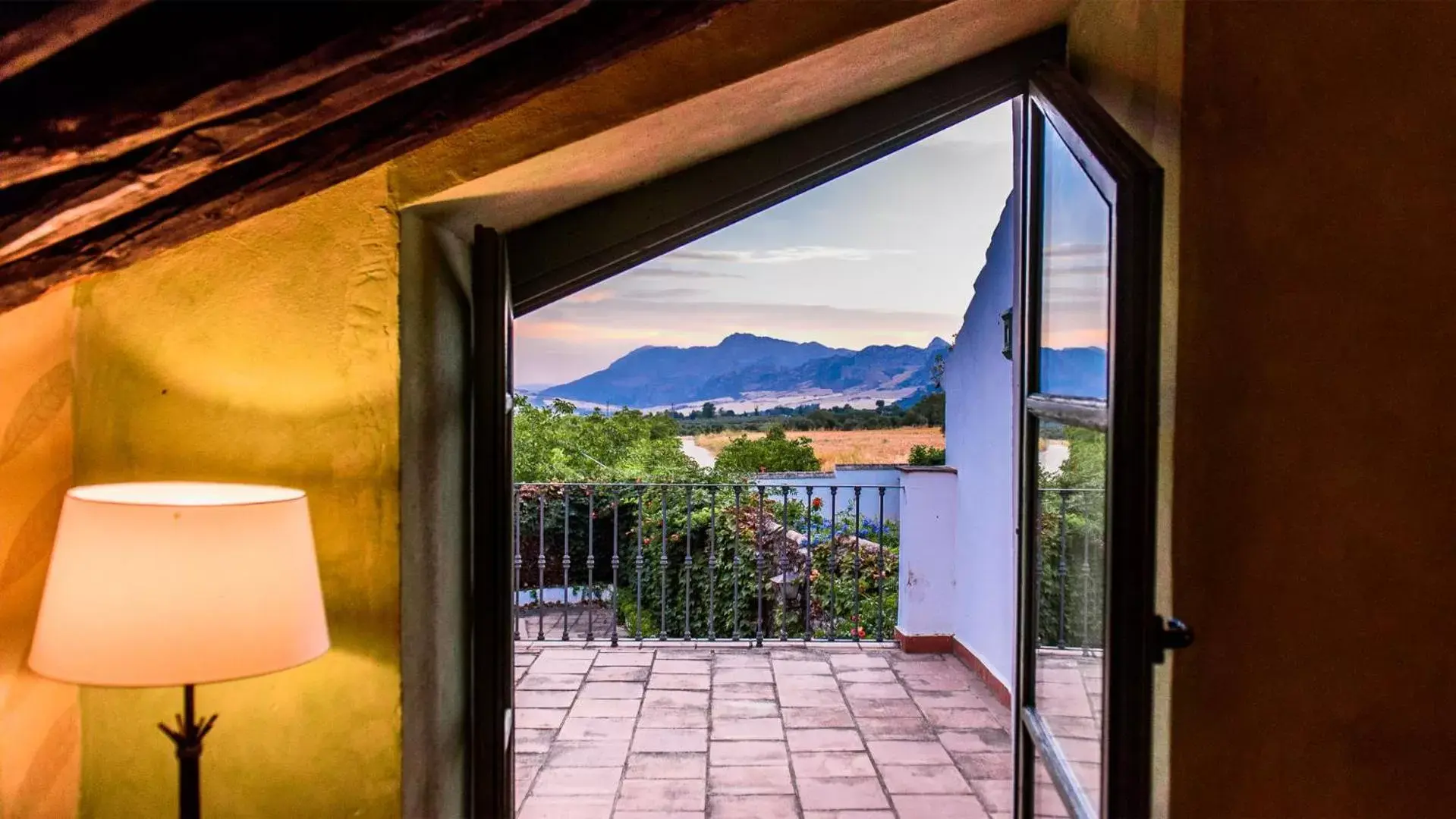 Balcony/Terrace, Mountain View in Hotel Boutique Molino del Arco