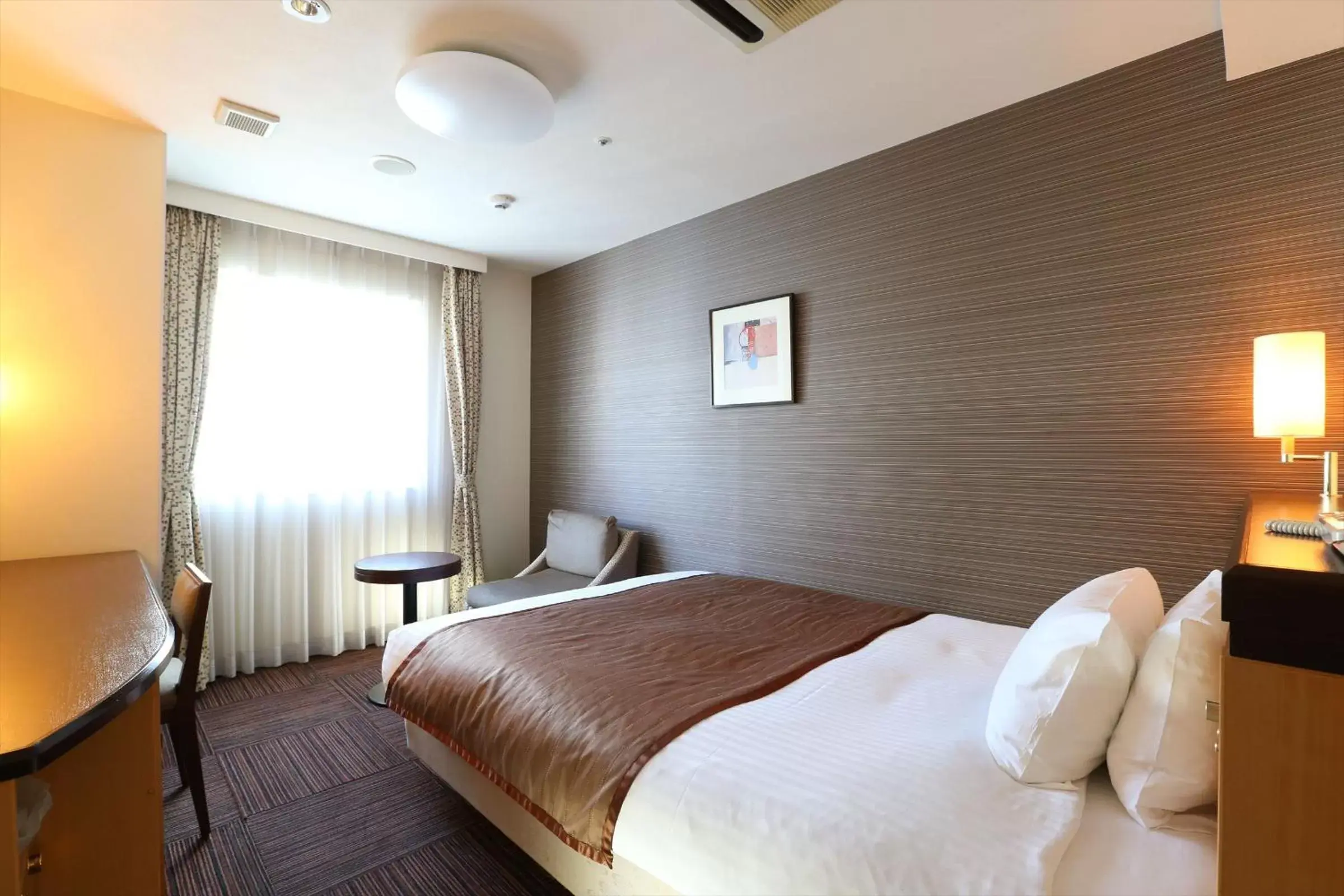 Bed in Hotel Hokke Club Sapporo