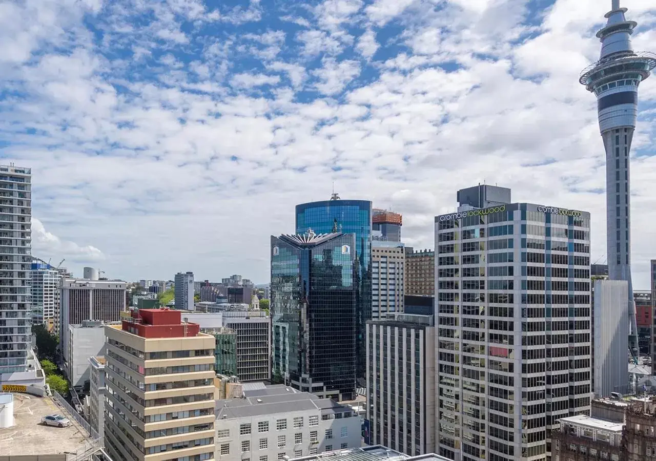 City view in Avani Metropolis Auckland Residences