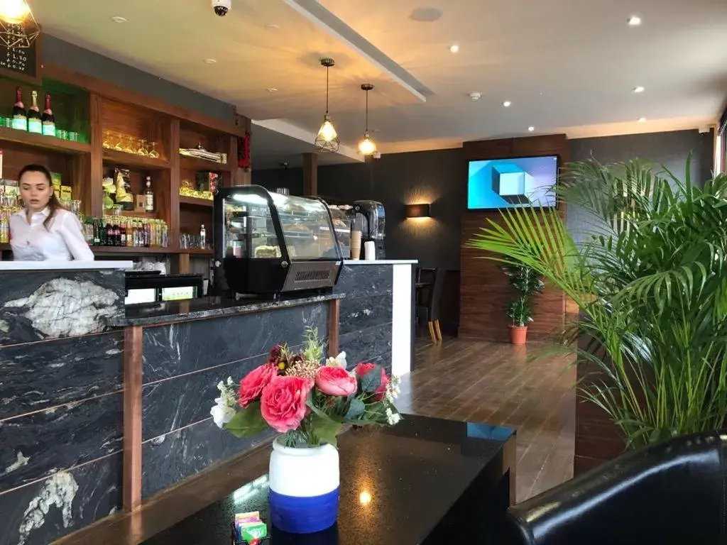 Lounge or bar in Eagle Hotel Luton Airport