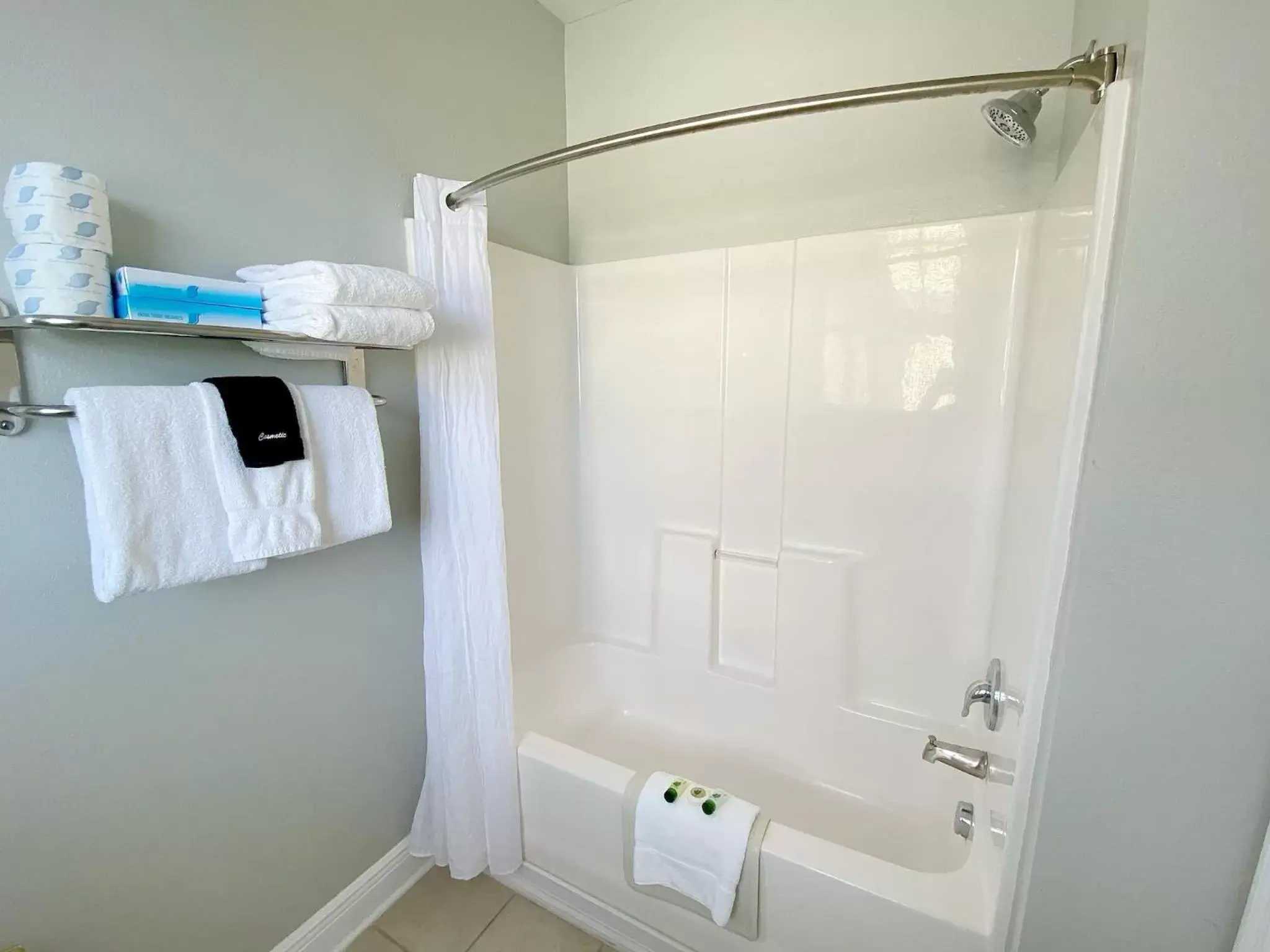Shower, Bathroom in Crystal Bay Historic Hotel