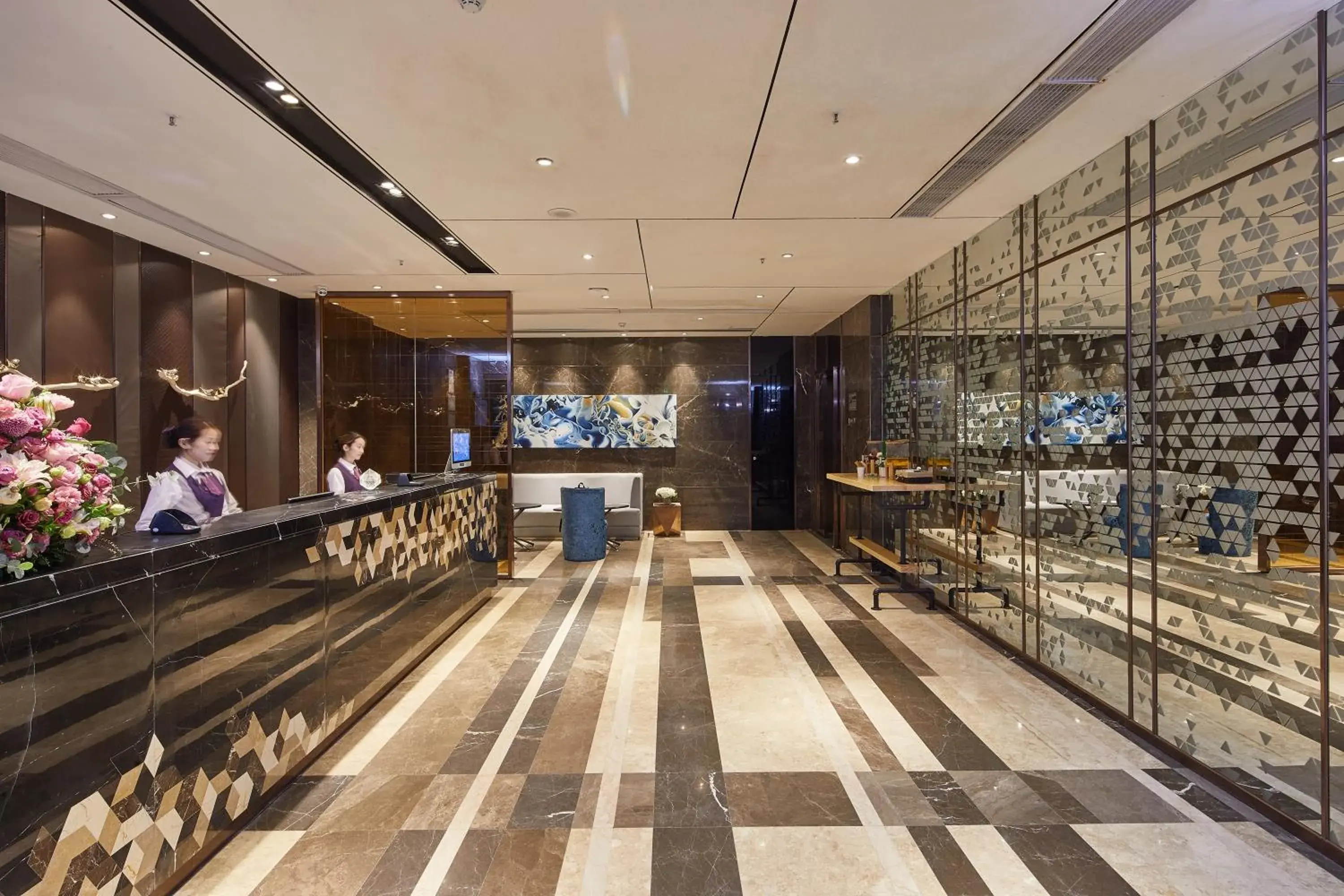 Lobby or reception, Lobby/Reception in INSAIL Hotel (Shenzhen Dongmen Branch)