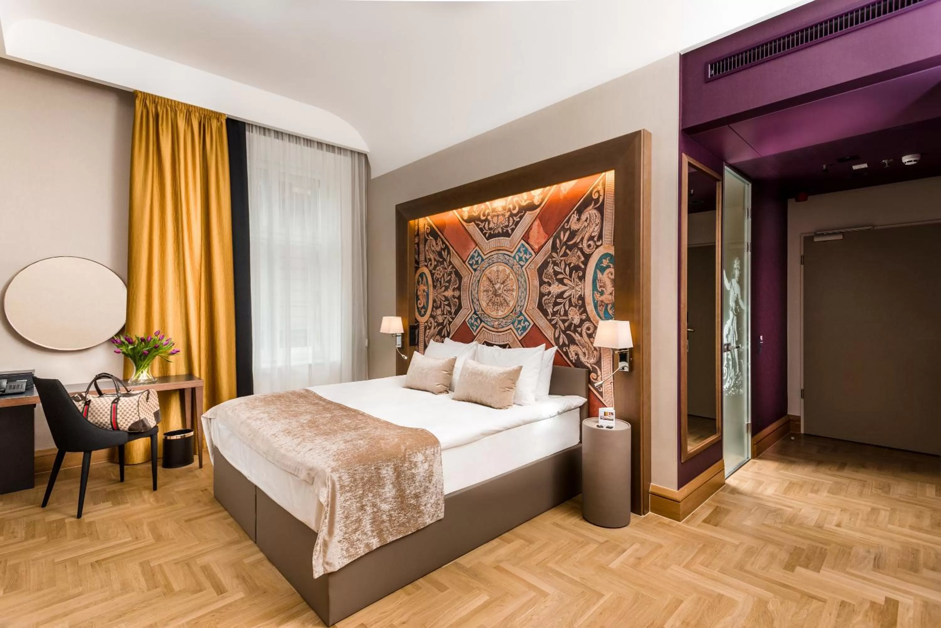 Bedroom, Bed in Hotel Moments Budapest by Continental Group
