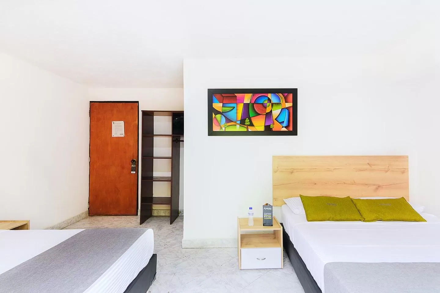 Bed in Hotel Balcones del Estadio