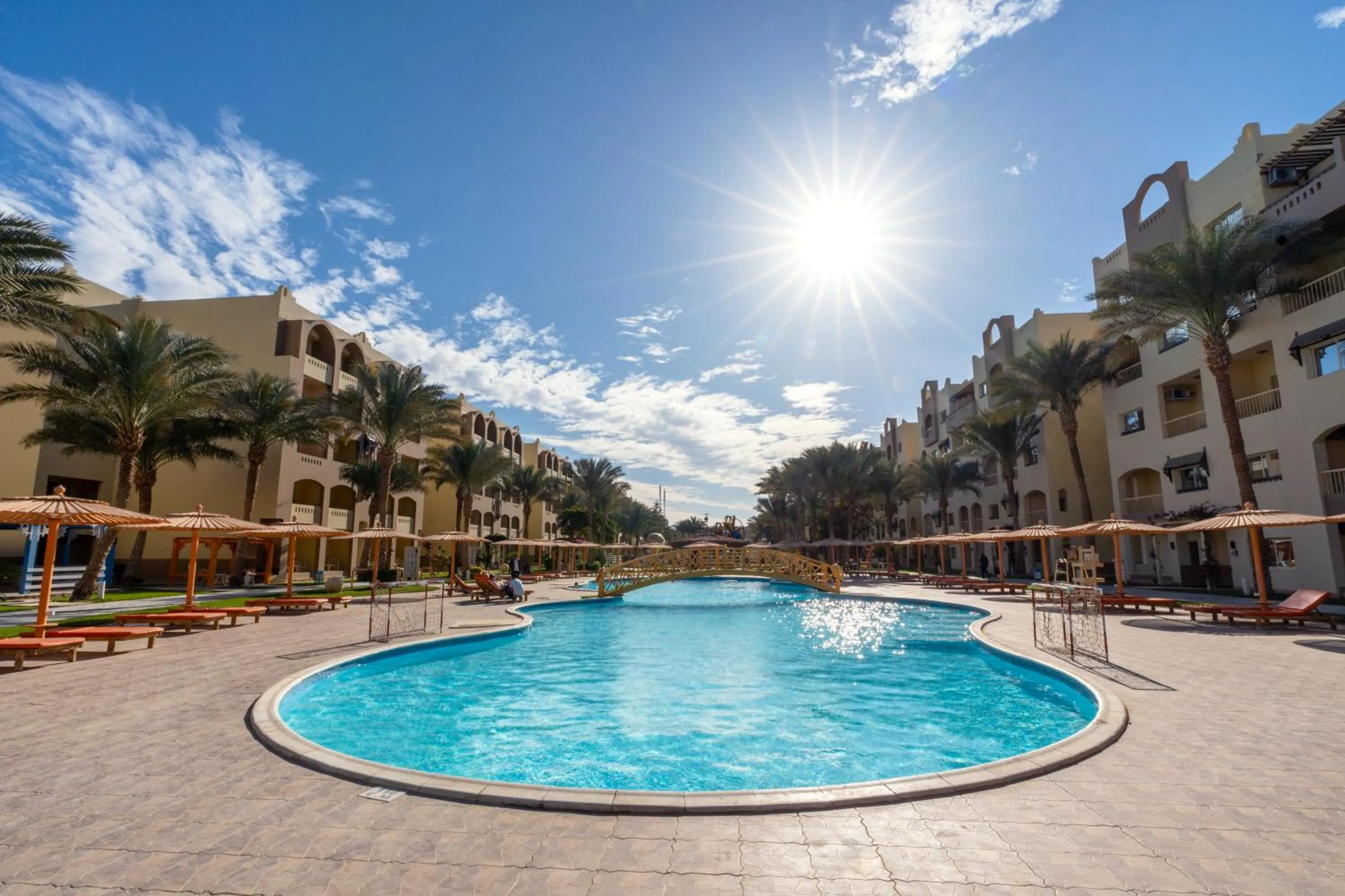 Swimming pool in El Karma Beach Resort & Aqua Park - Hurghada