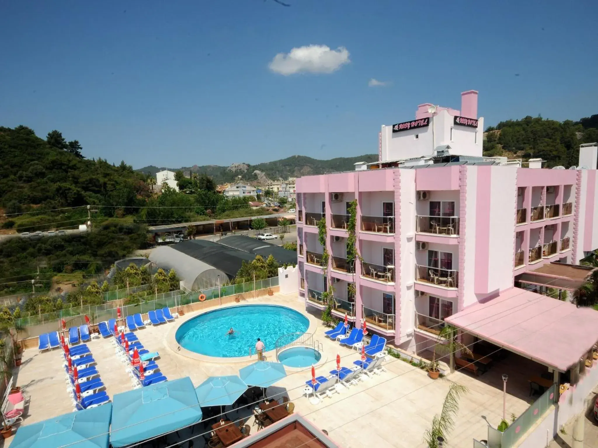 Facade/entrance, Pool View in Rosy Hotel Marmaris