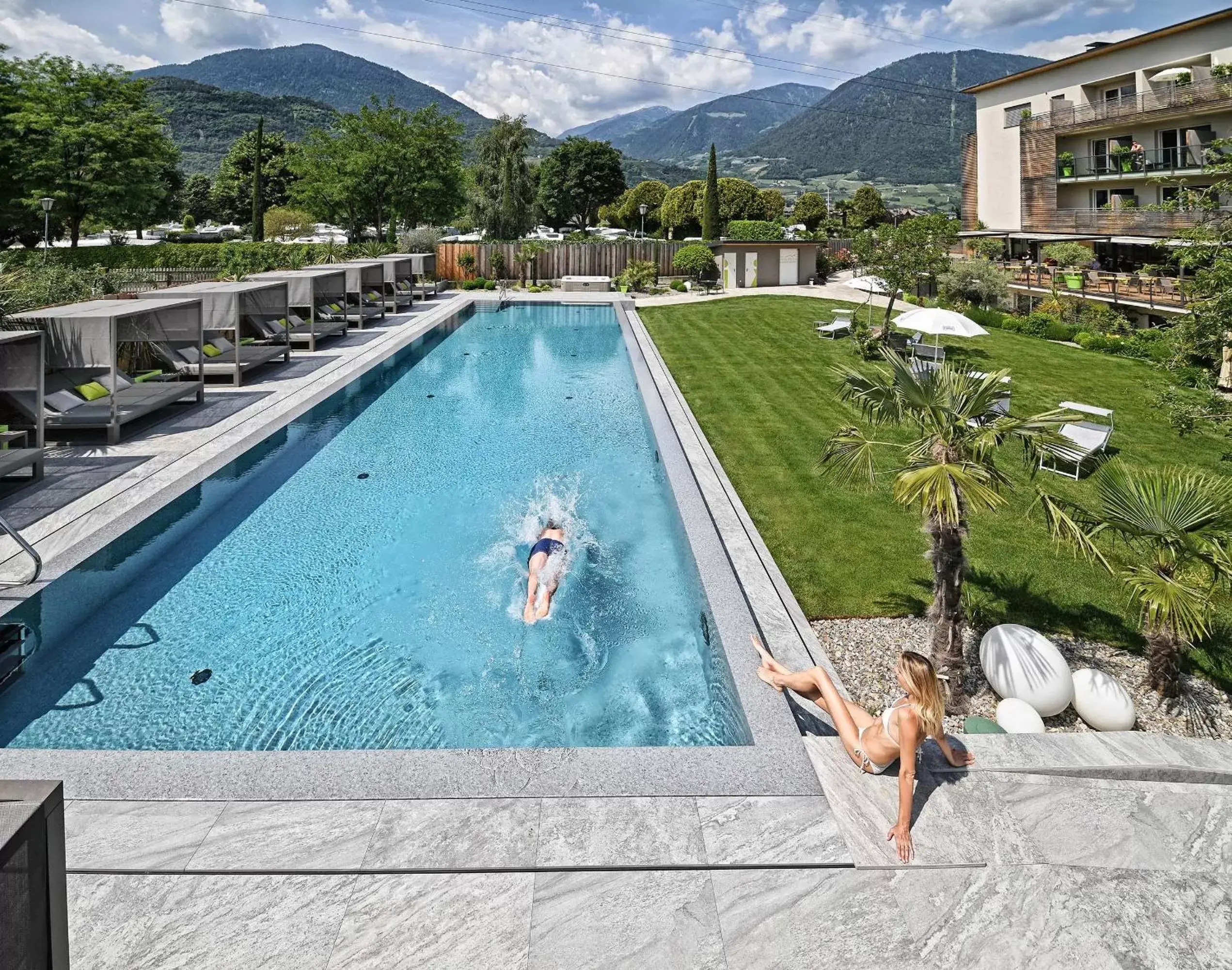 Swimming Pool in Hotel Pfeiss