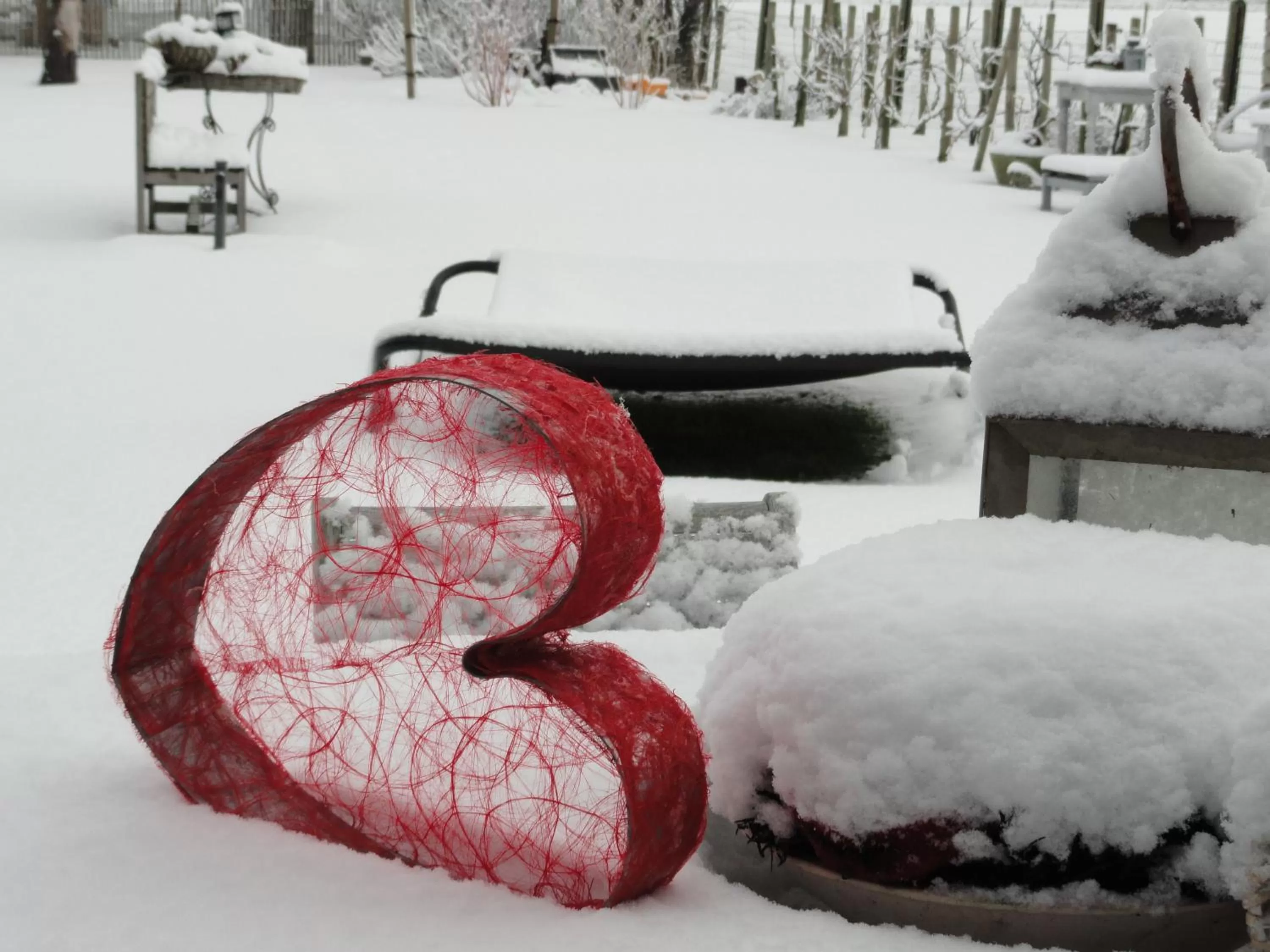 Garden view in B&B Altijd Genieten