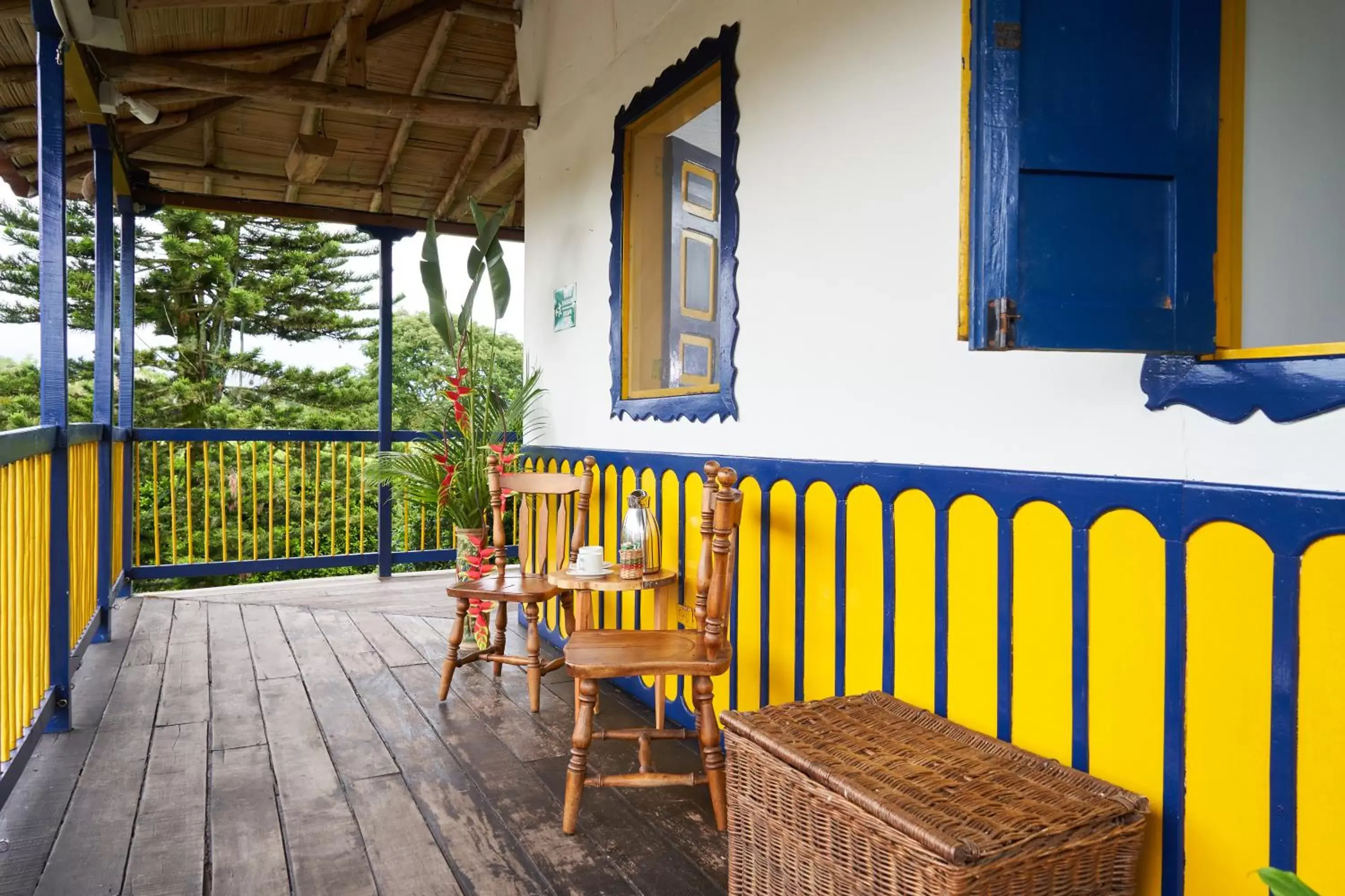 Balcony/Terrace in Hotel Hacienda Combia