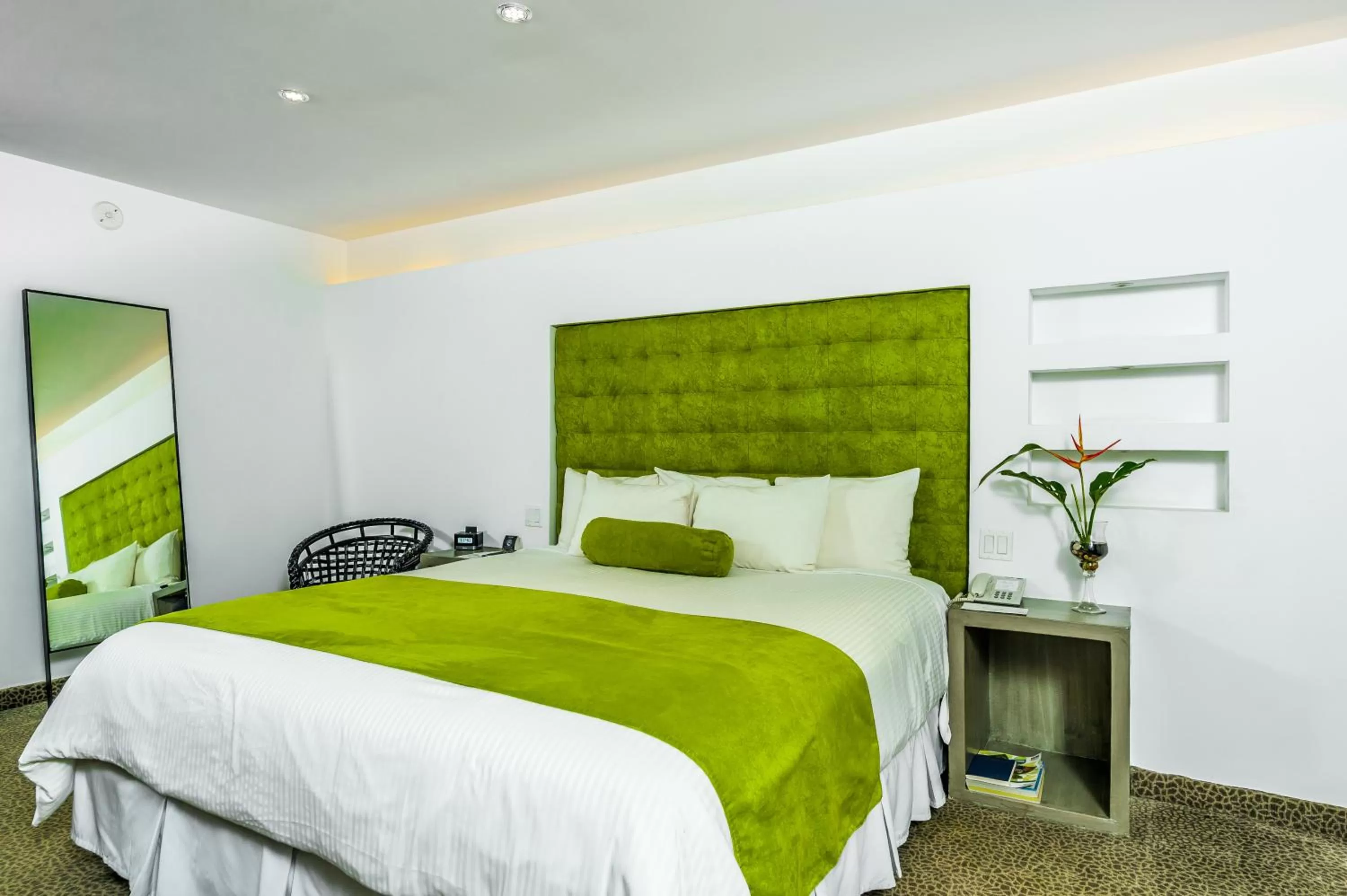 Bed in Riande Aeropuerto Hotel Casino